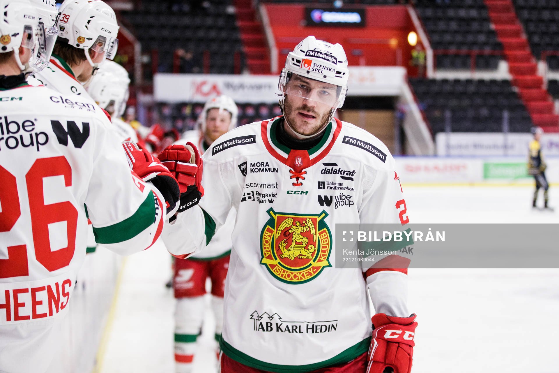 Moras Johan Persson jublar