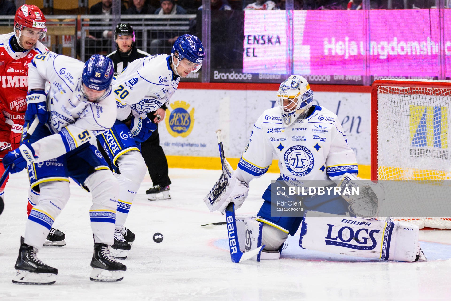 Leksands målvakt Mantas Armalis