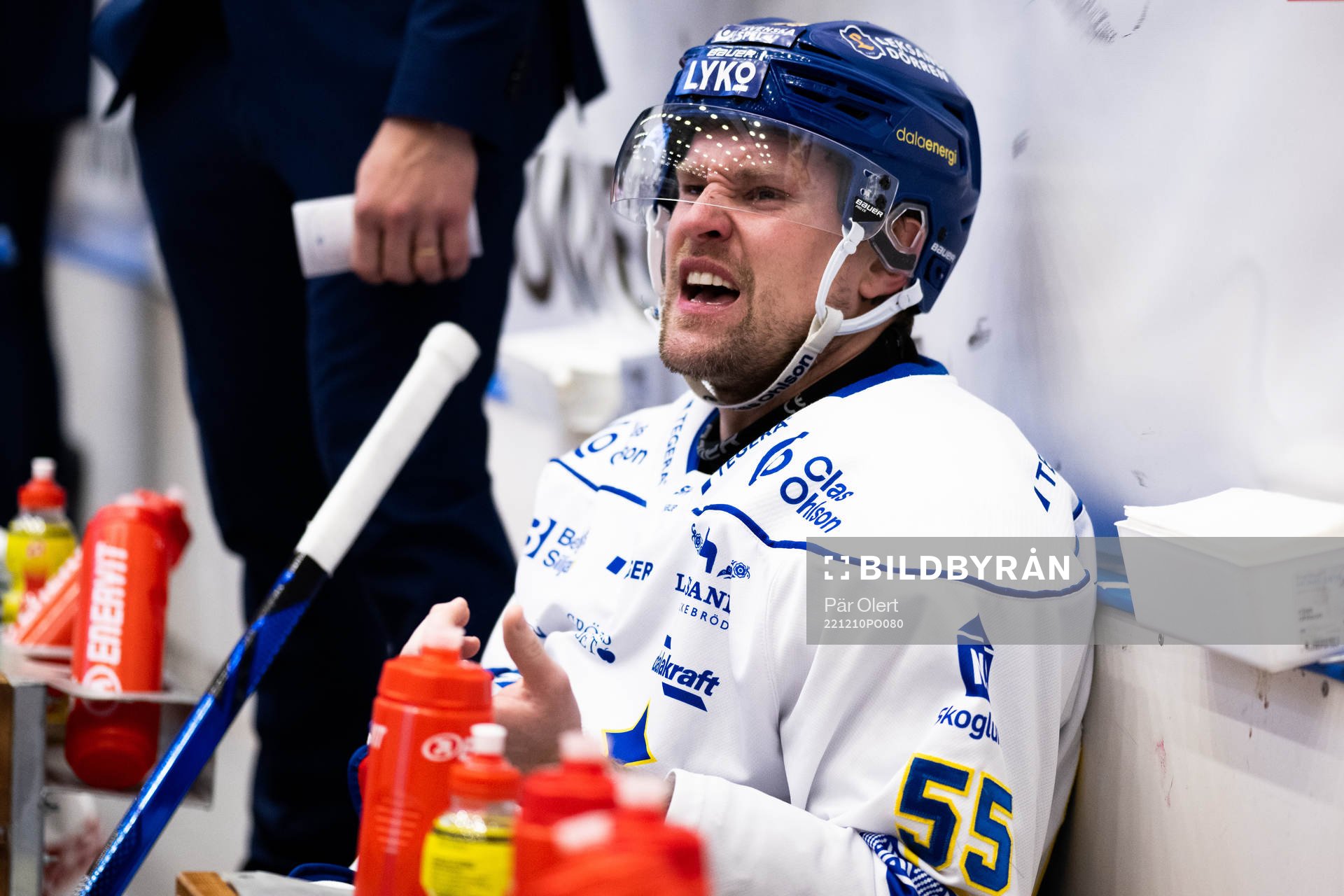 Leksands Jonas Ahnelöv har ont