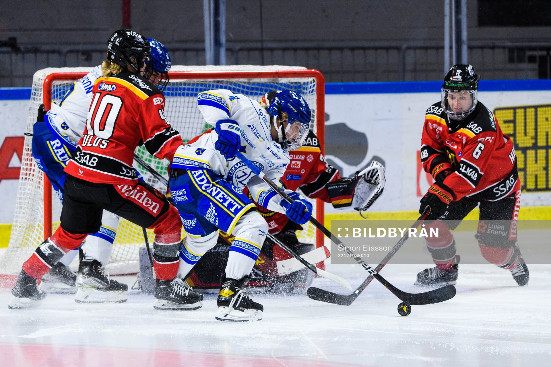 Leksands Wilma Johansson och Luleås Jenni Hiirkoski