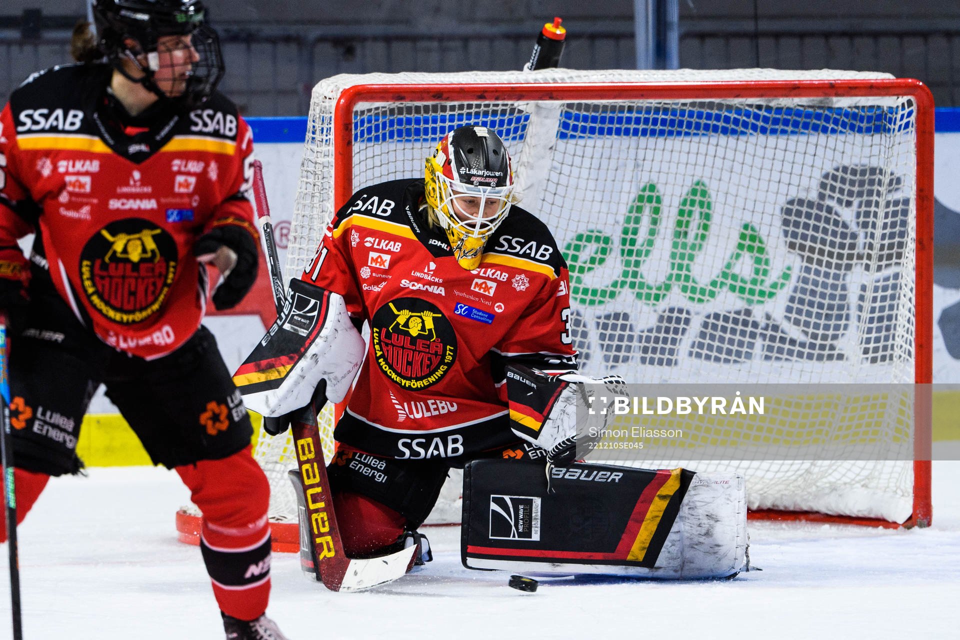 Luleås målvakt Frida Axell
