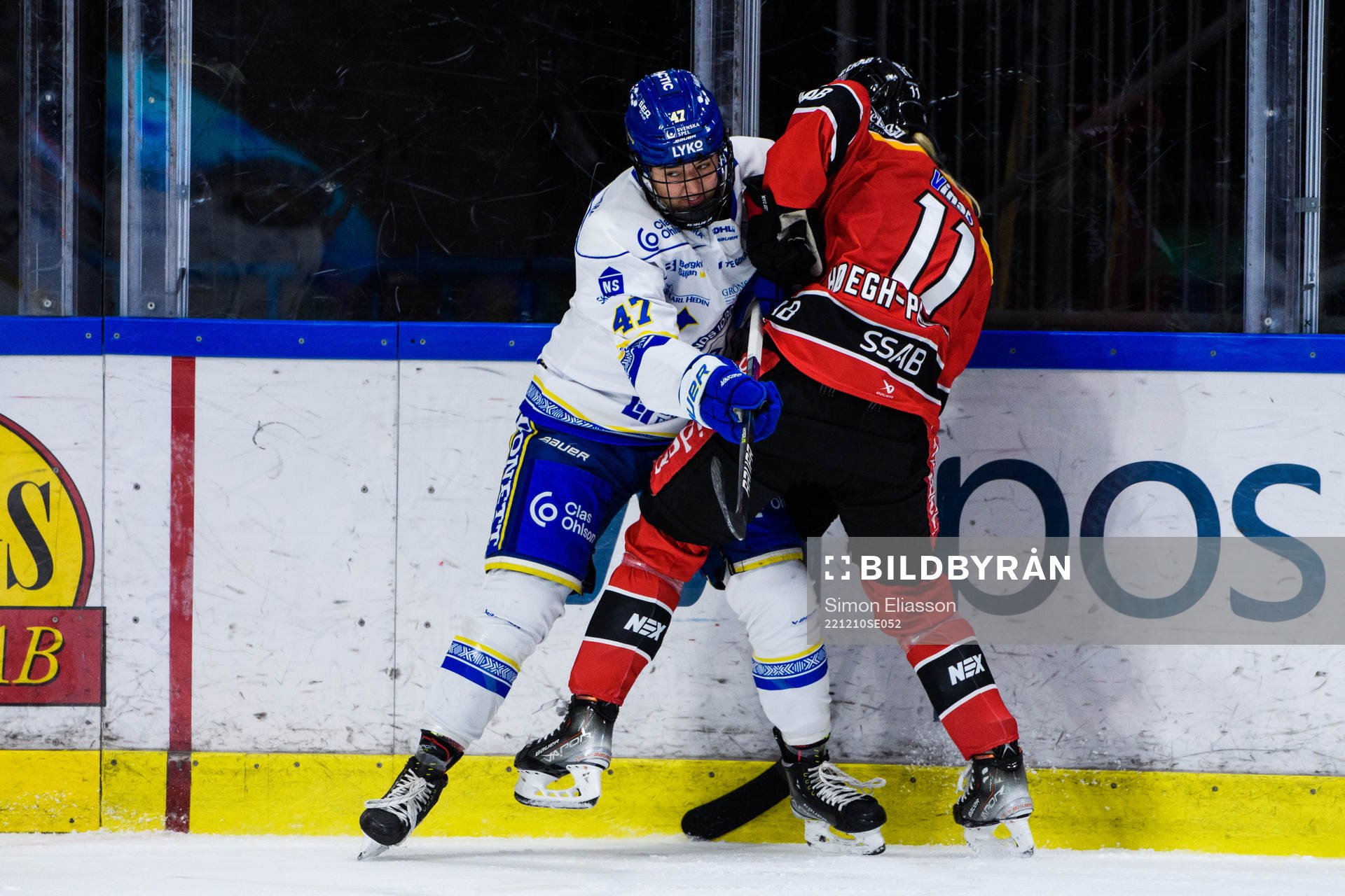 Leksands Abagael Thiessen och Luleås Josefine Persson