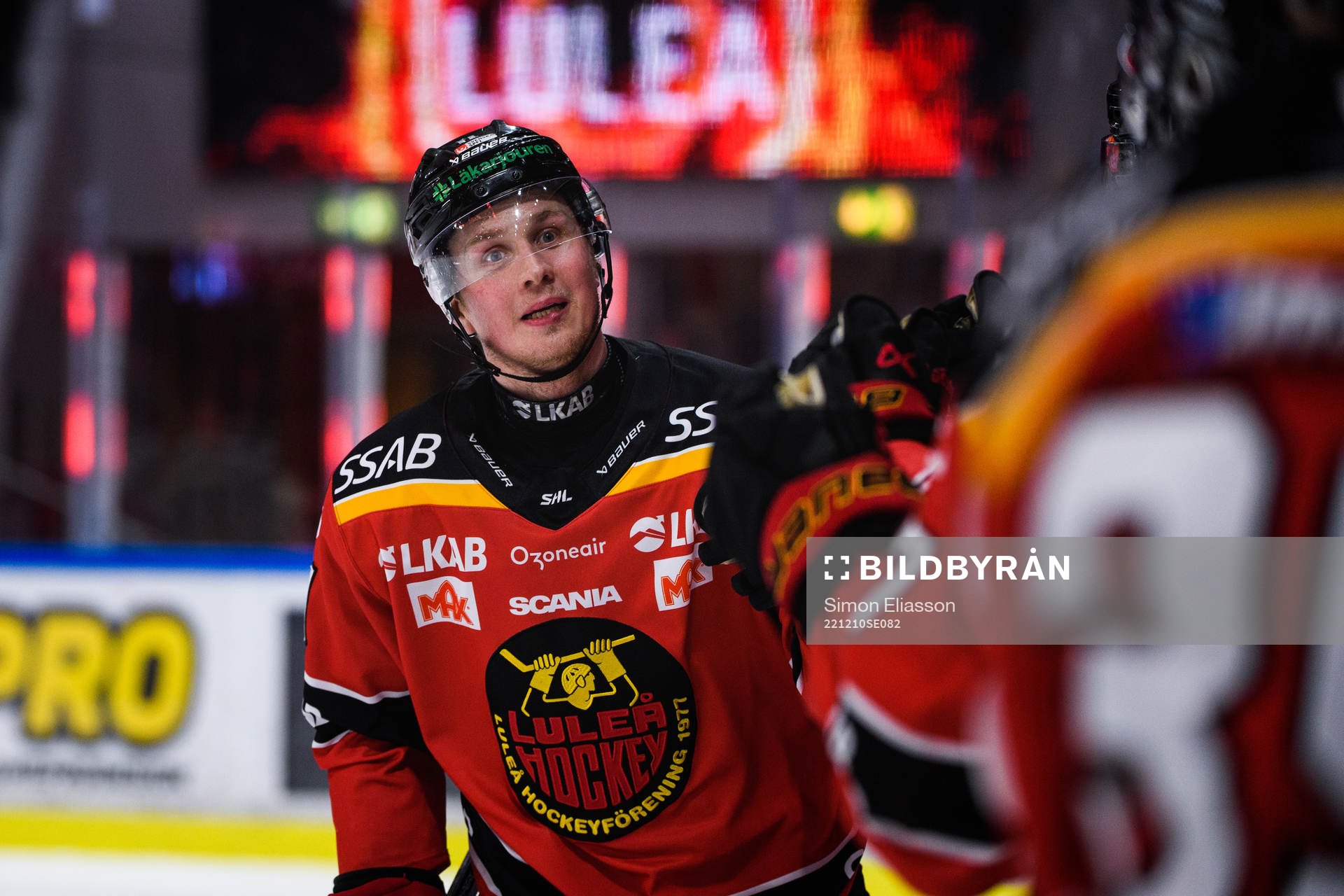 Luleås Jonas Berglund jublar