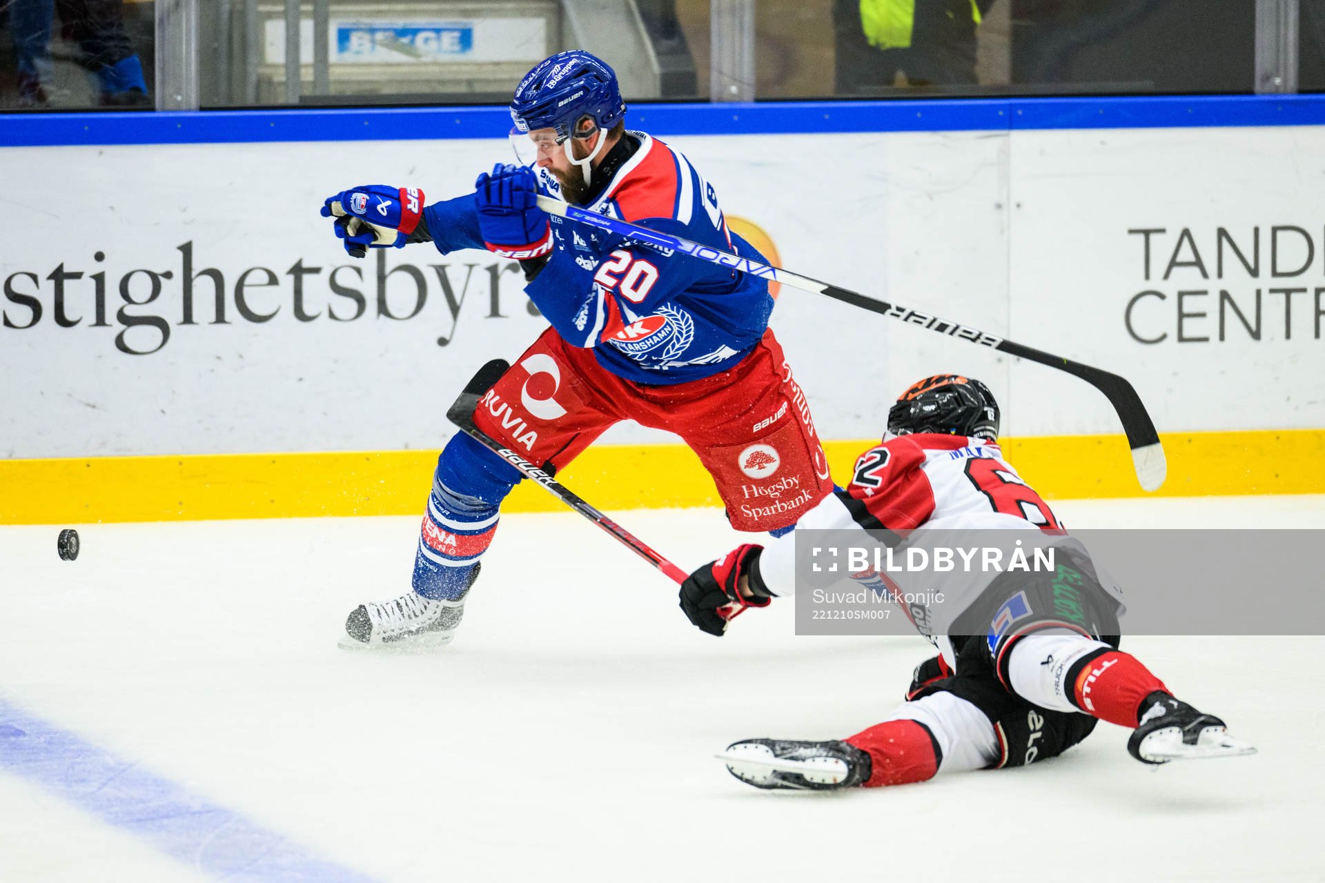 Oskarshamns Hynek Zohorna och Örebros Robert Leino