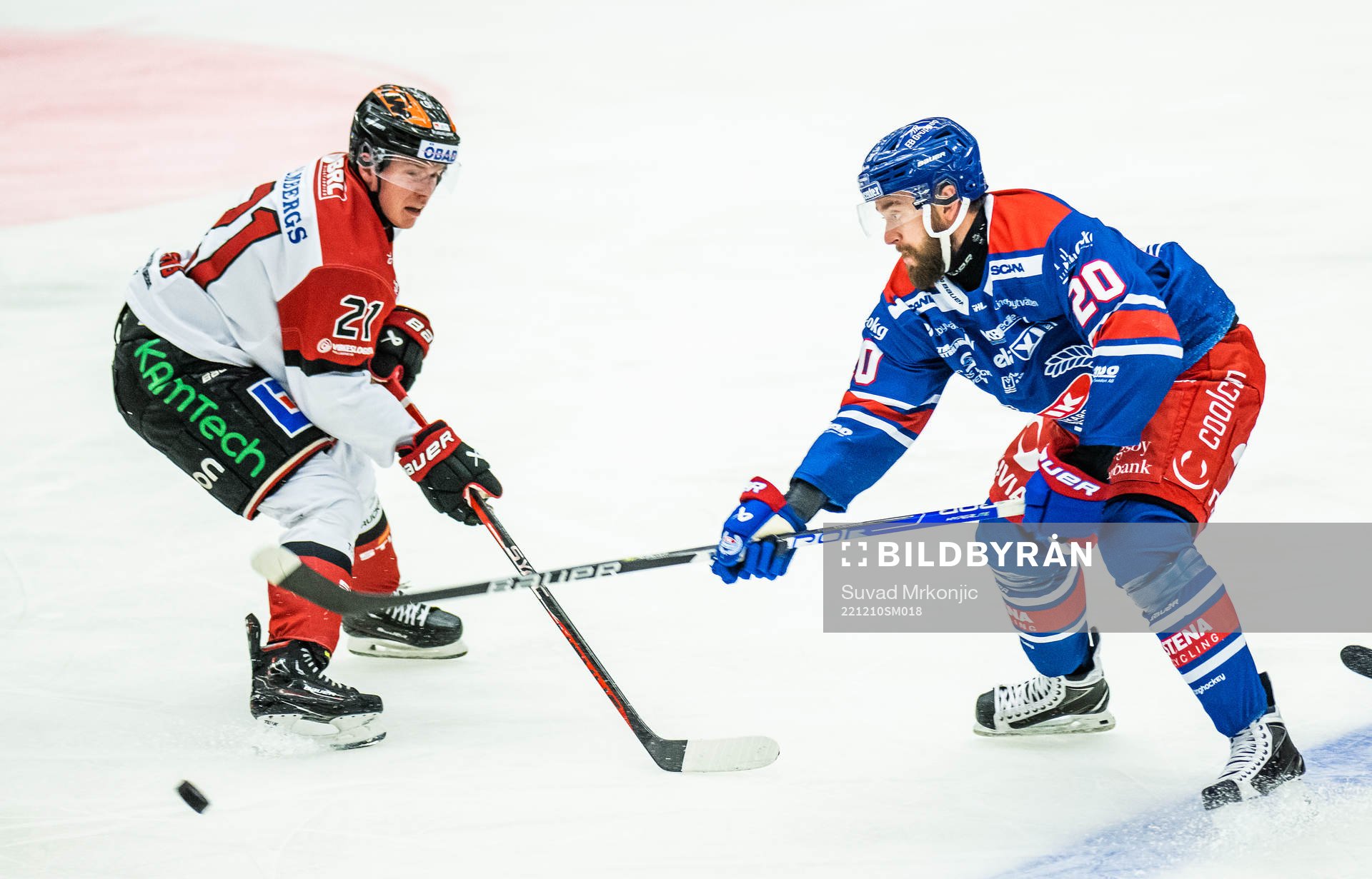 Örebros Linus Öberg och Oskarshamns Hynek Zohorna