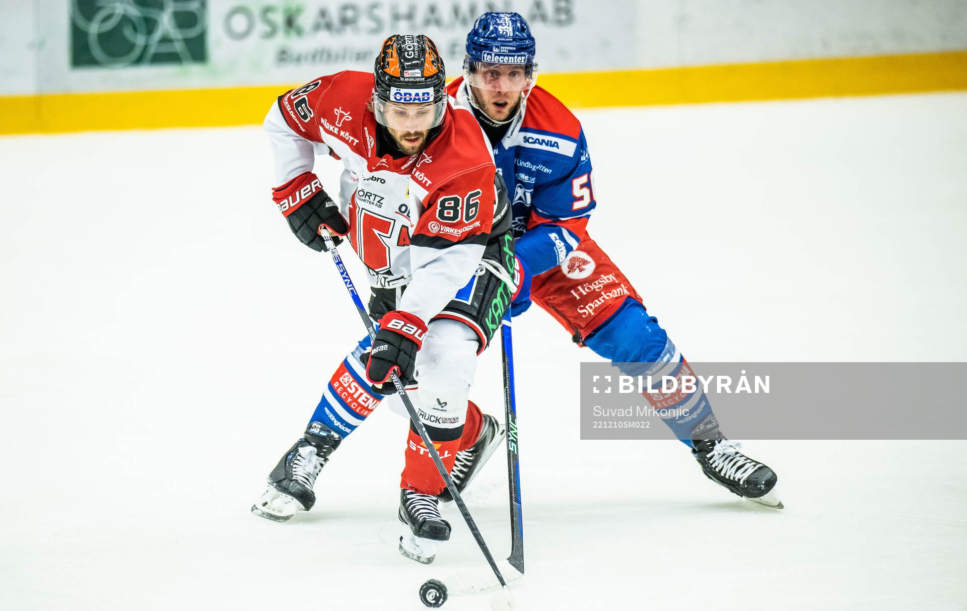 Örebros Mathias Bromé och Oskarshamns Robin Norell