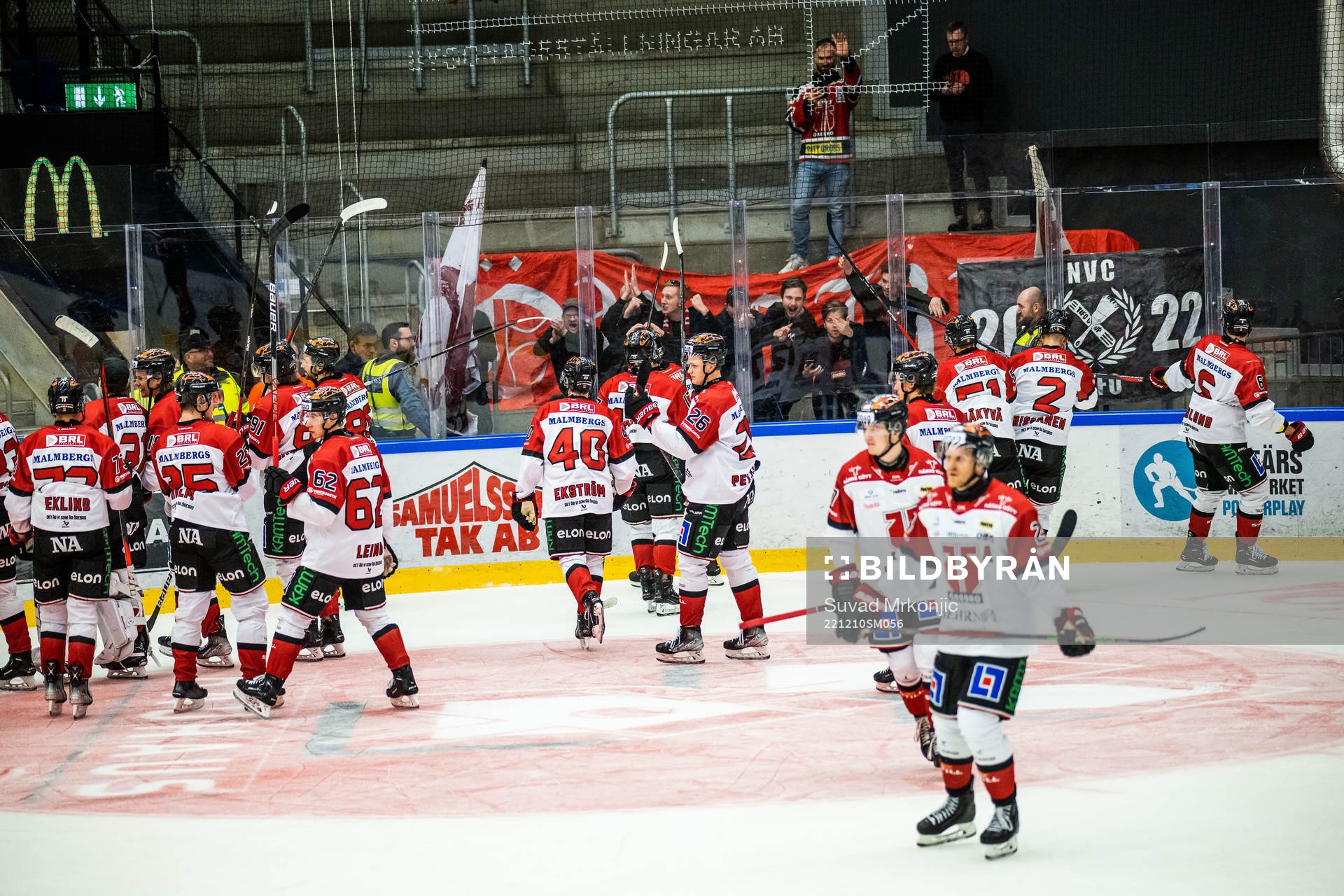Örebros spelare jublar