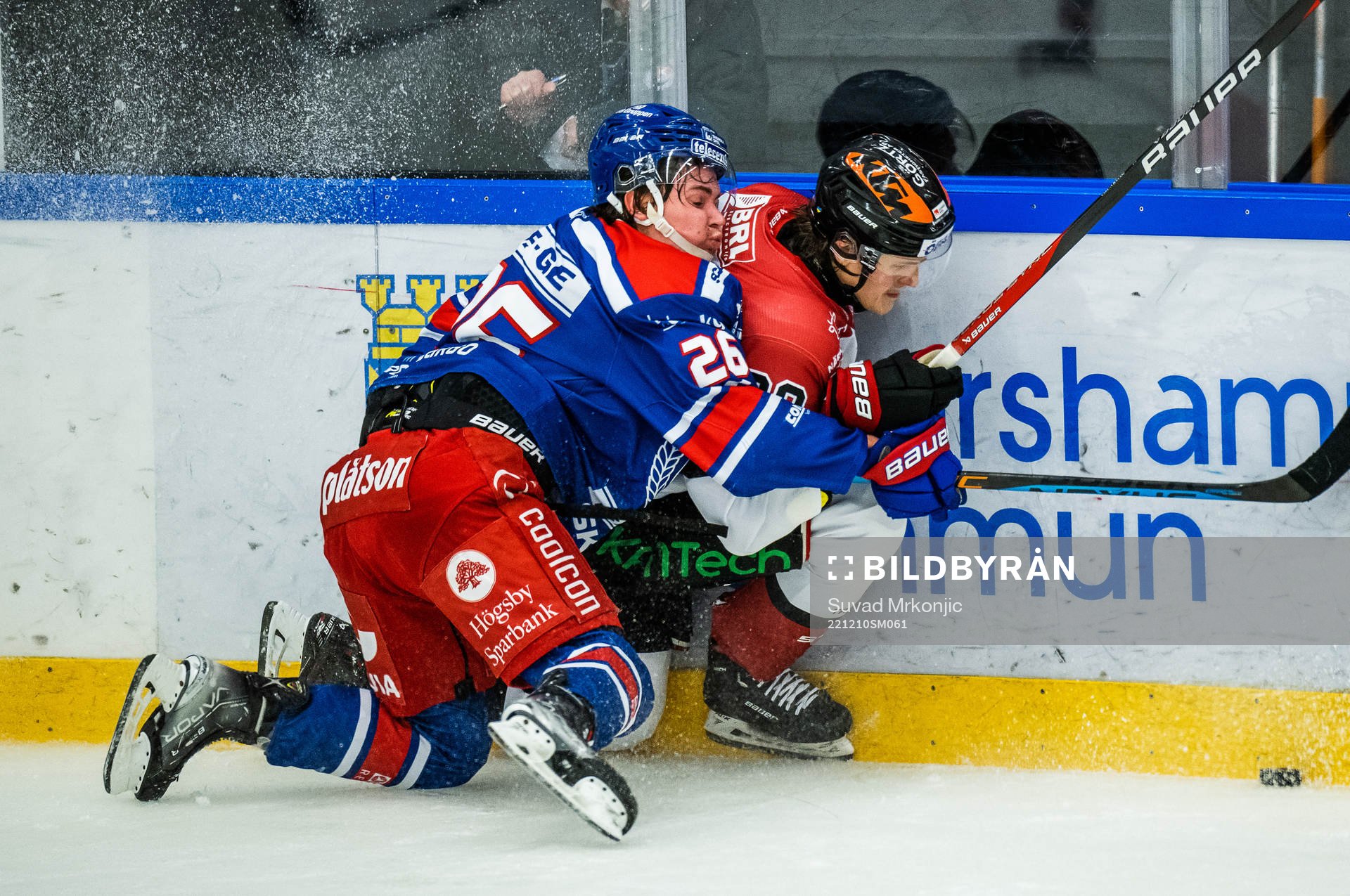 Oskarshamns Lukas Pilö och Örebros Milton Oscarson