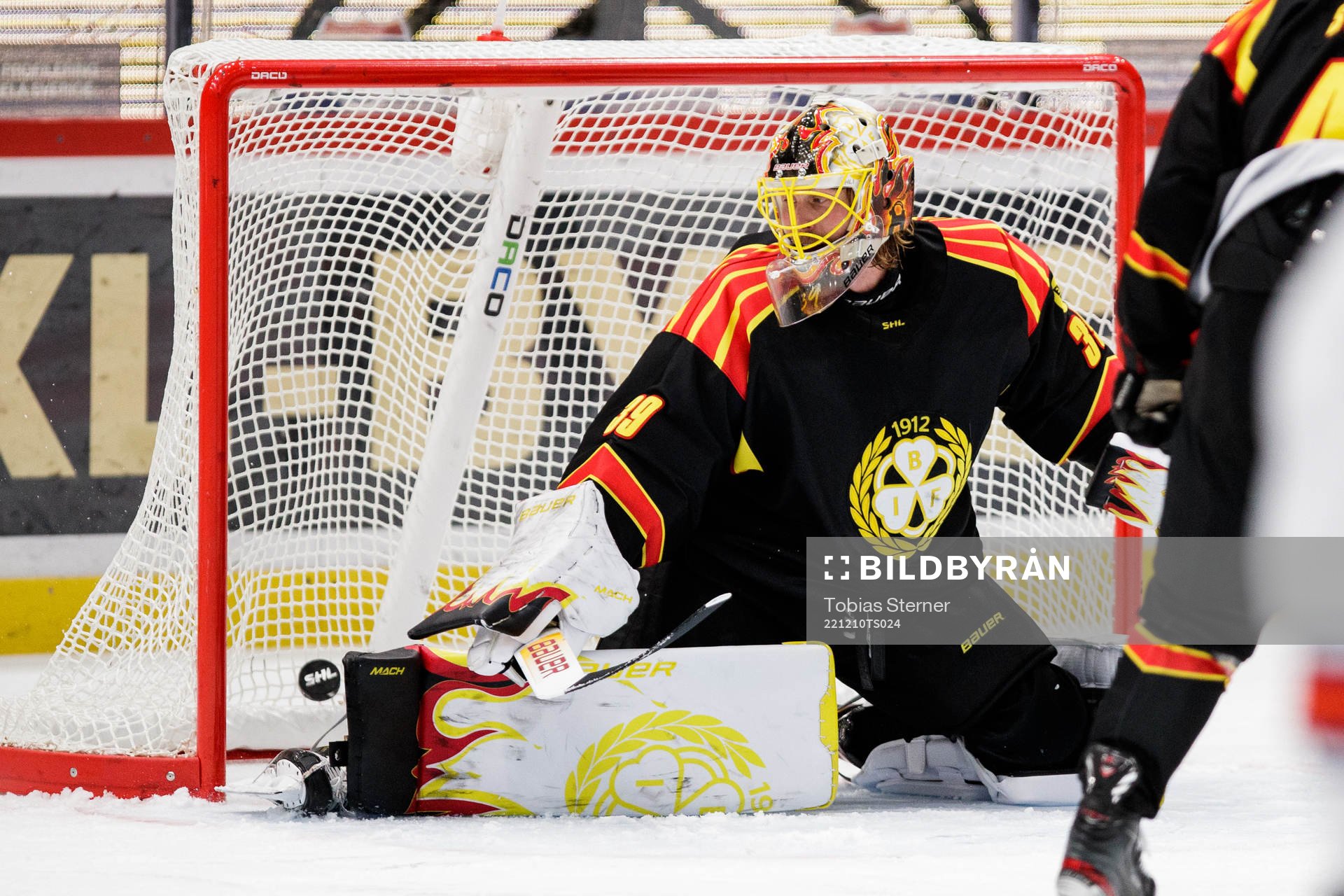 Brynäs målvakt Anders Lindbäck släpper in 2-3