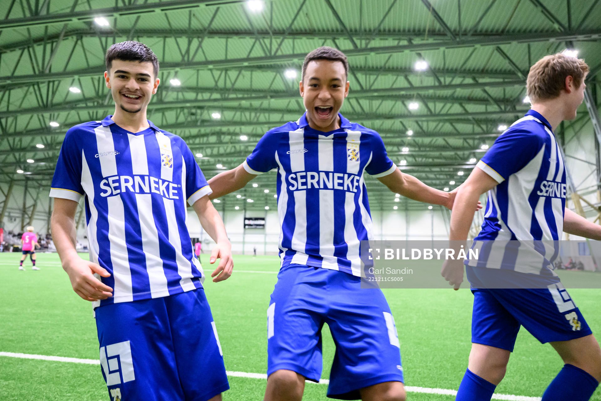 IFK Göteborgs Melvin Koliqi och Ben Magnusson jublar