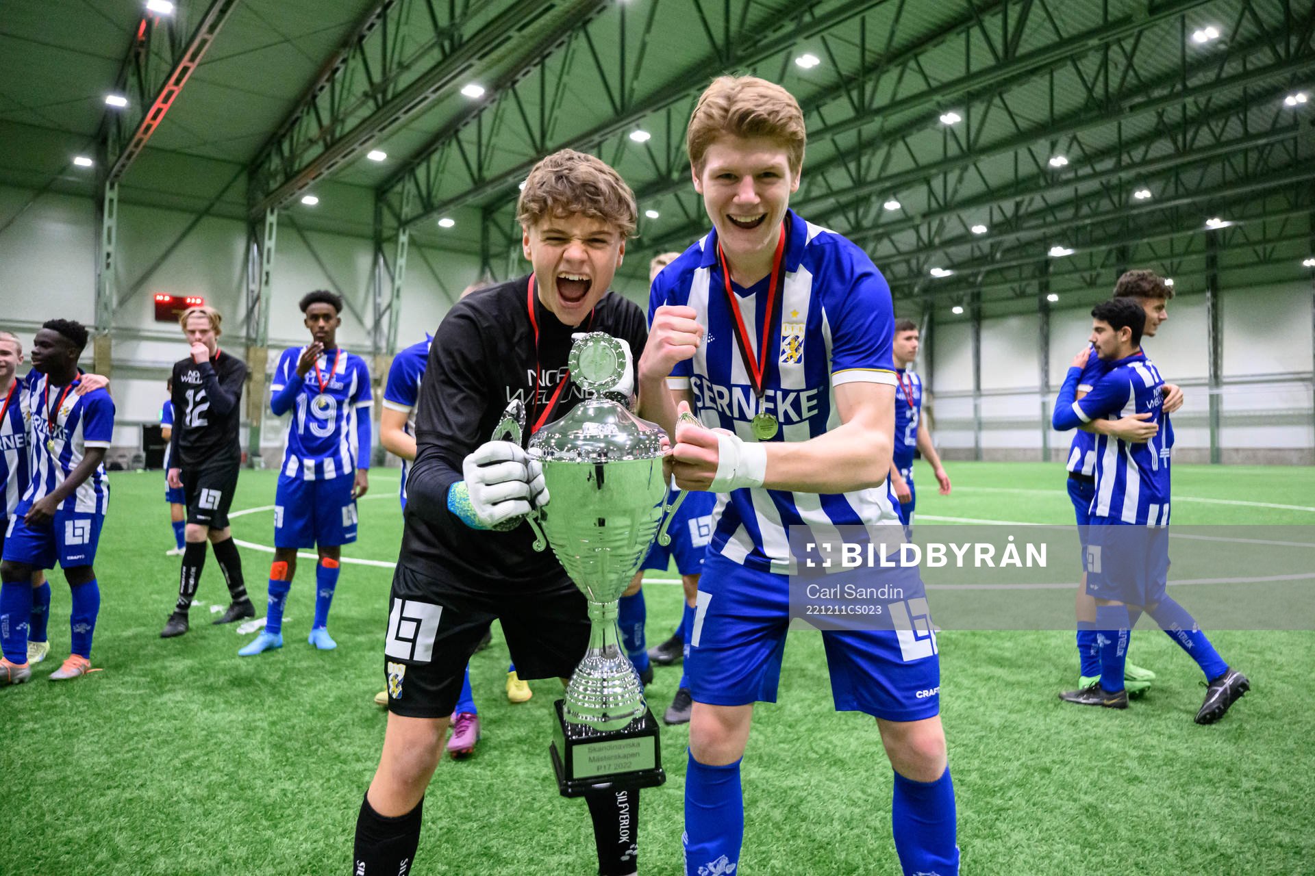 IFK Göteborgs målvakt Linus Dahlgren och Oliver Thoresson