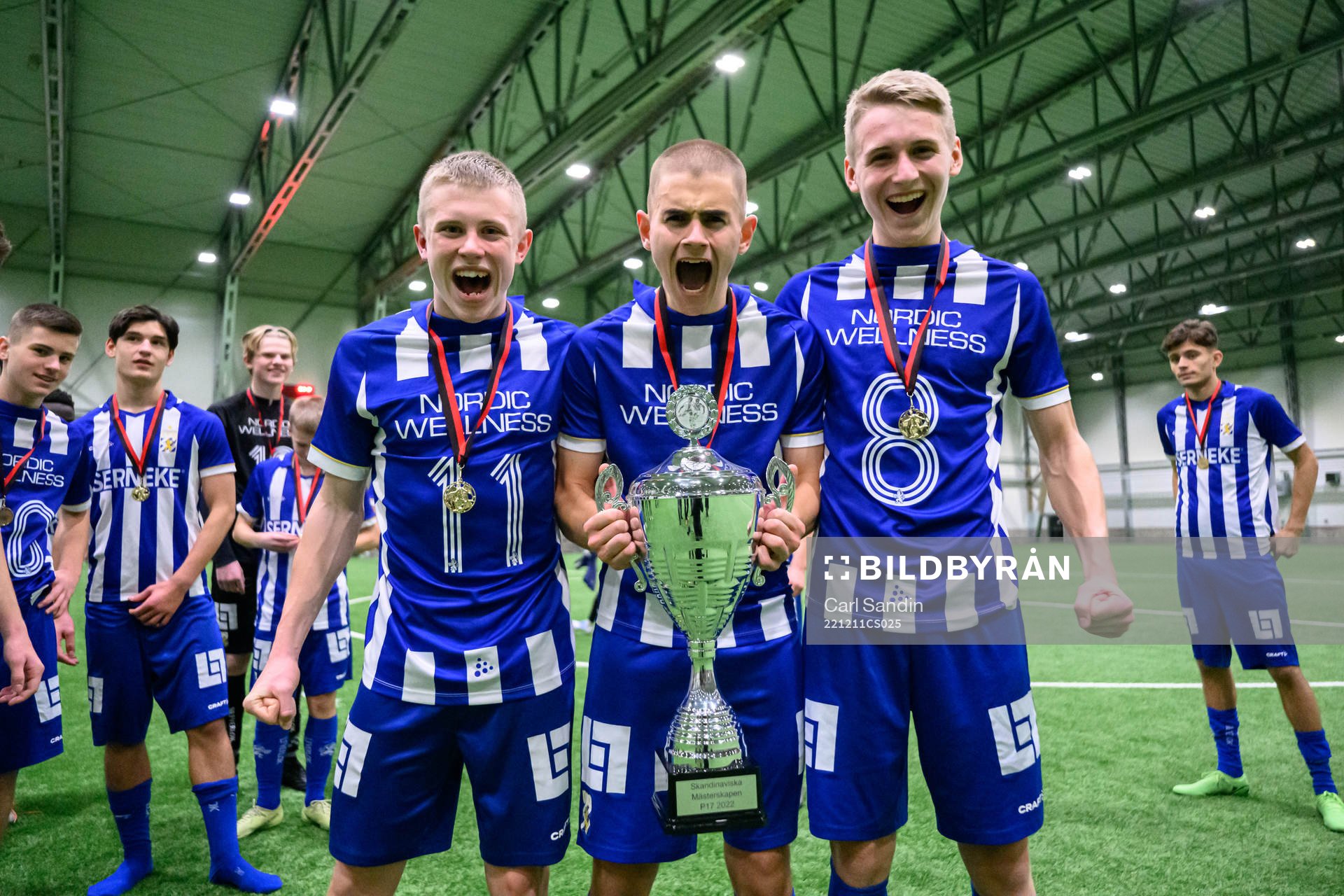 IFK Göteborgs Rasmus Nåfors Dahlin, Erik Nilsson och