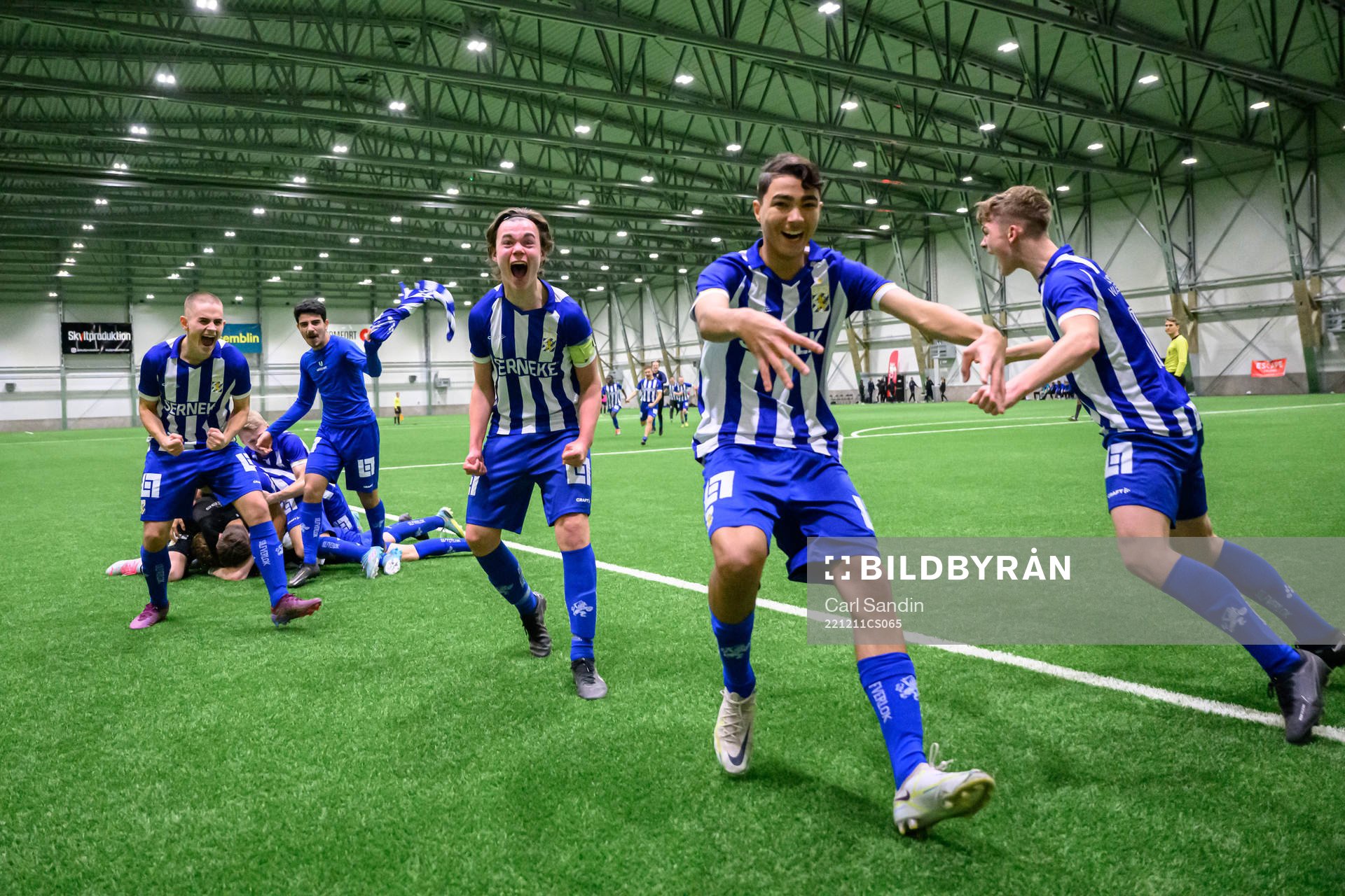 IFK Göteborgs spelare jublar