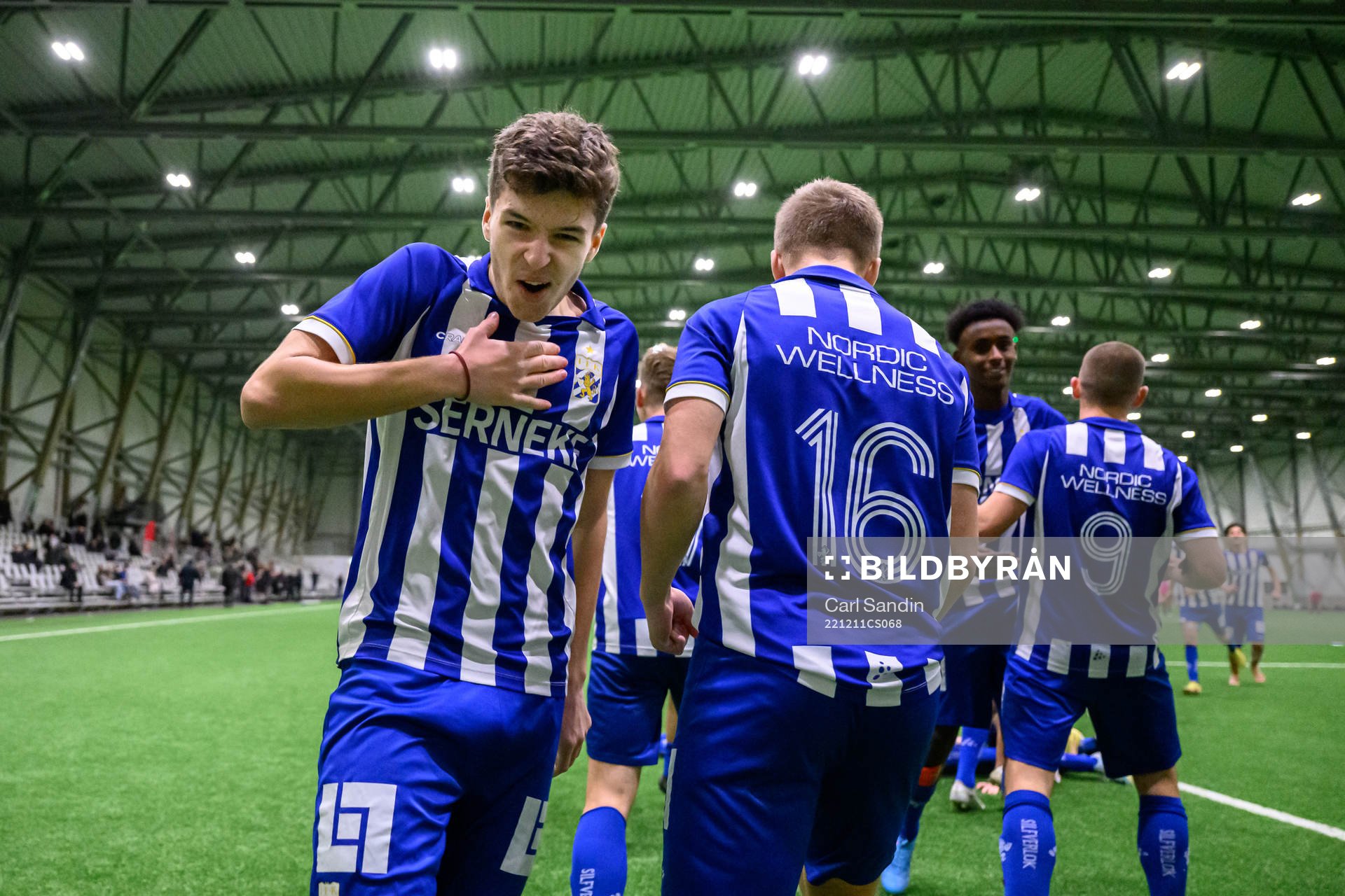 IFK Göteborgs Lion Beqiri jublar