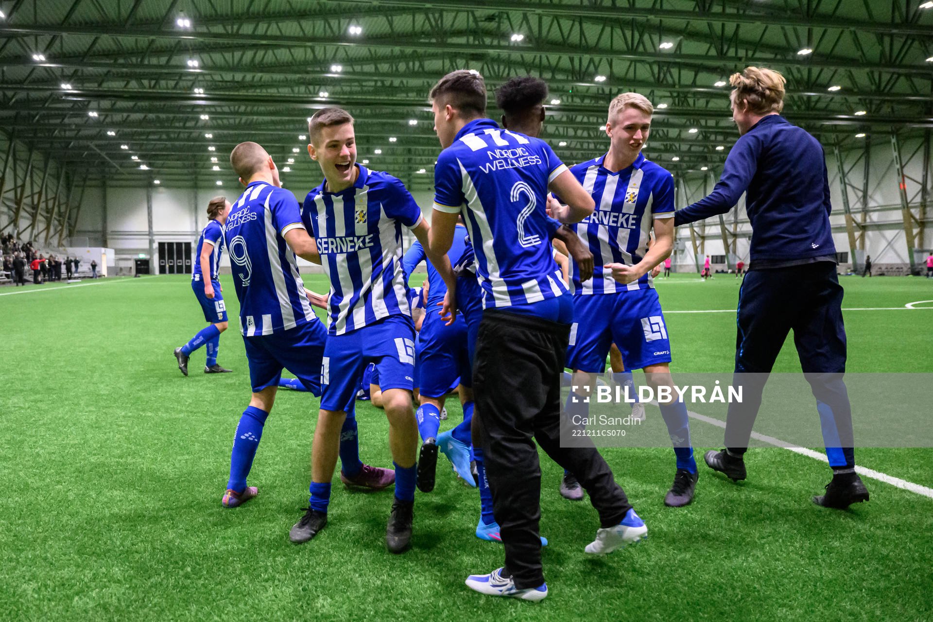 IFK Göteborgs spelare jublar