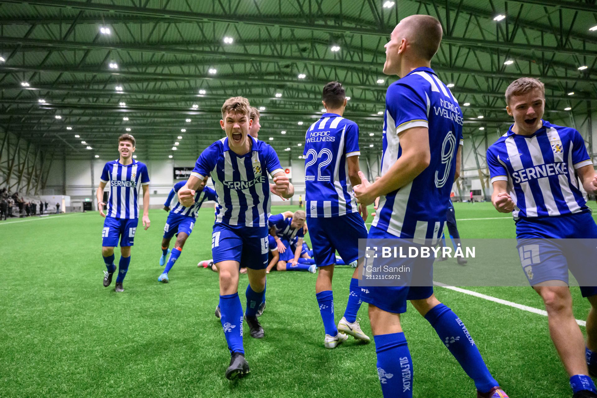 IFK Göteborgs spelare jublar