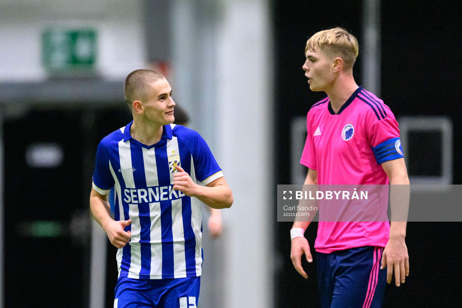 IFK Göteborgs Erik Nilsson jublar framför FC Köpenhamns