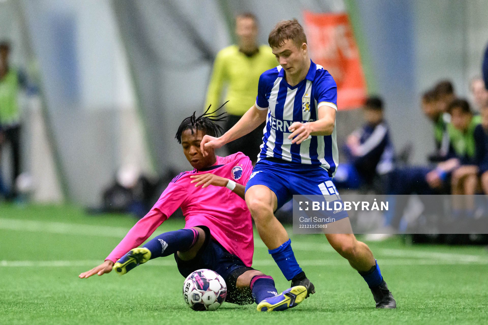 FC Köpenhamns Tristan Fynbo och IFK Göteborgs Noa Linden