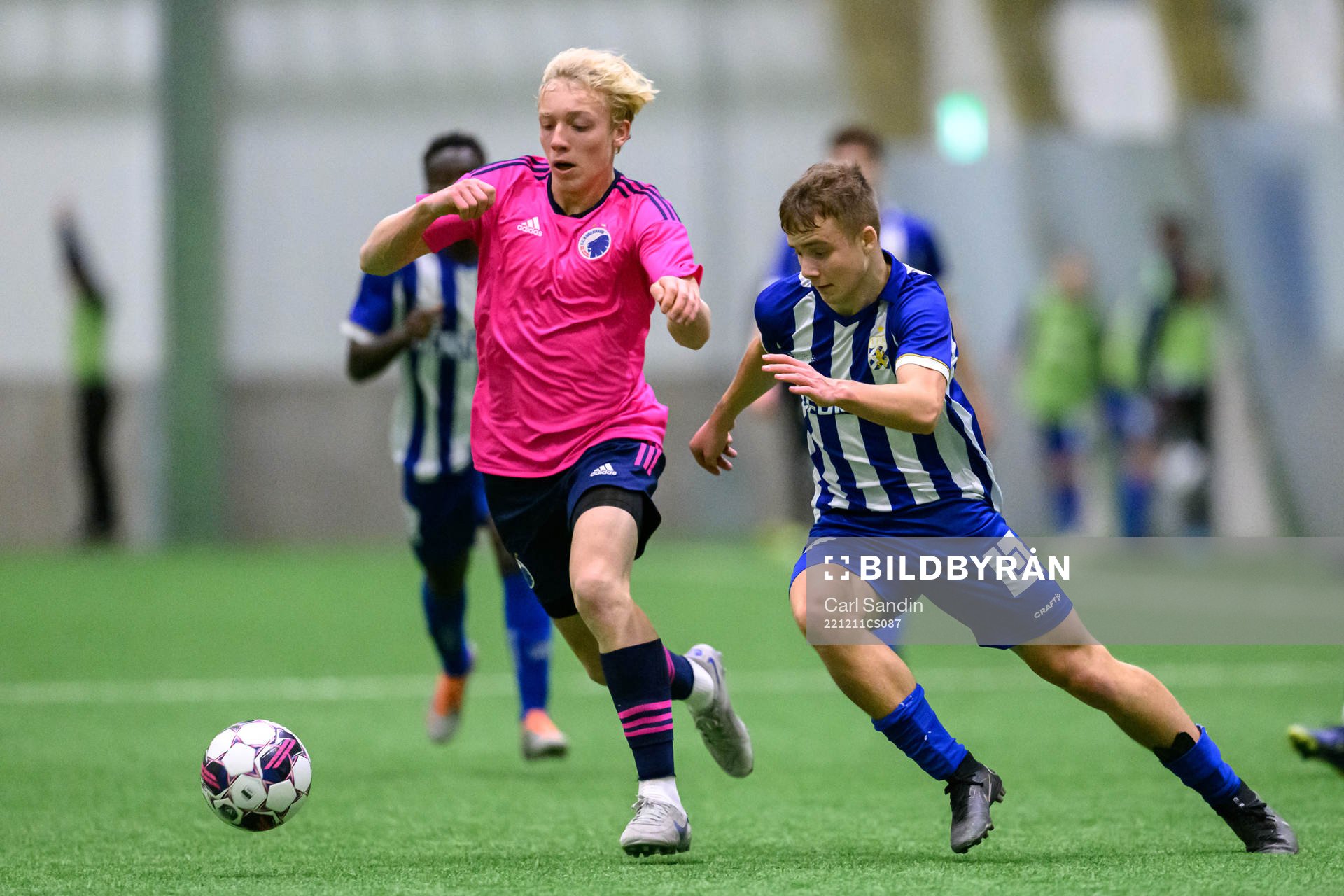 FC Köpenhamns Hialte Bidstrup och IFK Göteborgs Noa Linden