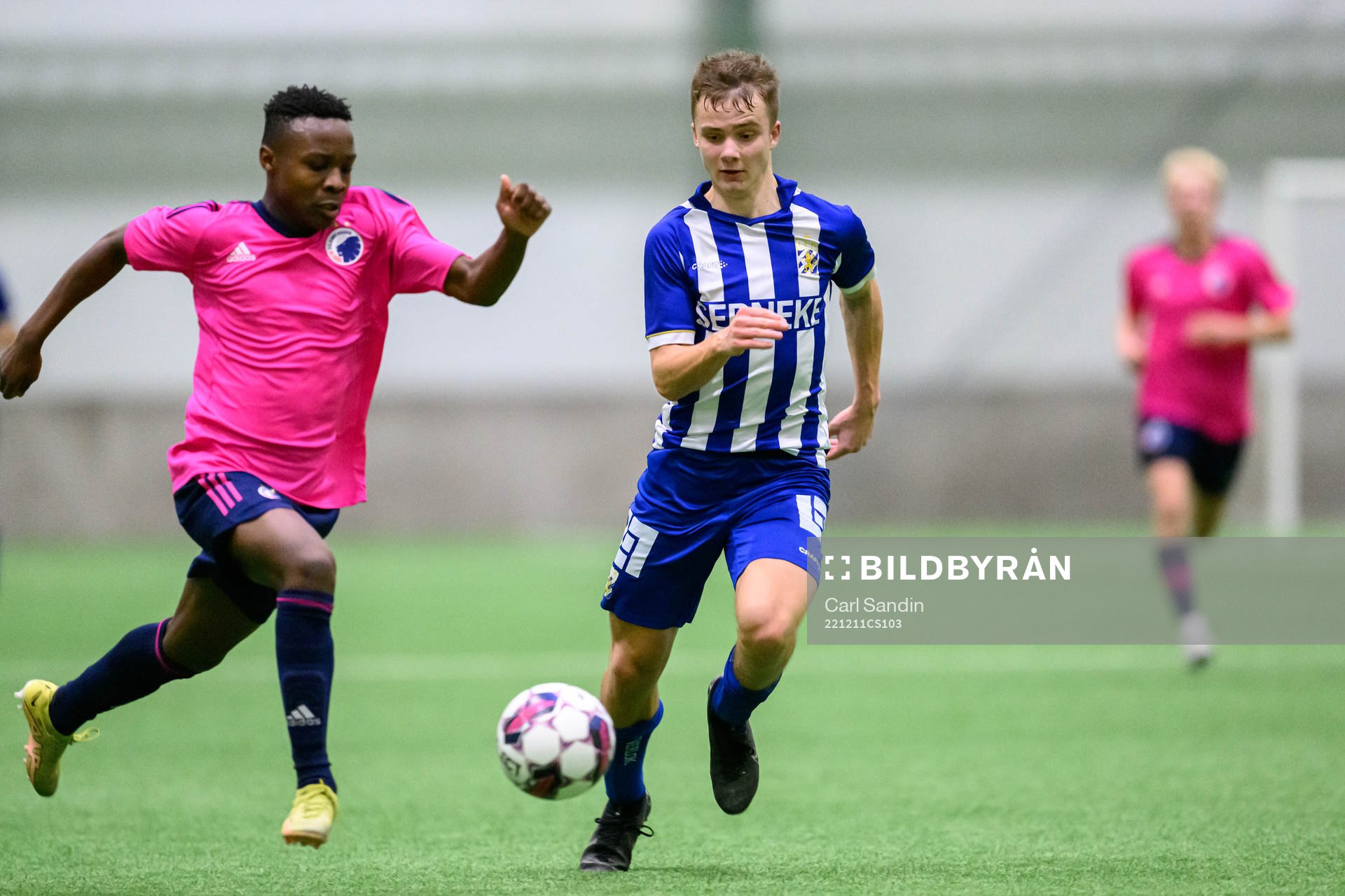 FC Köpenhamns David Hansen och IFK Göteborgs Noa Linden