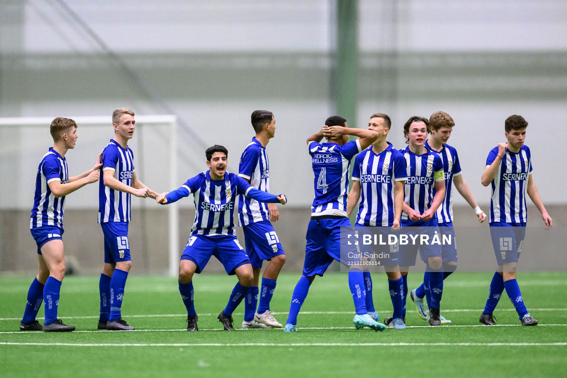 IFK Göteborgs spelare jublar