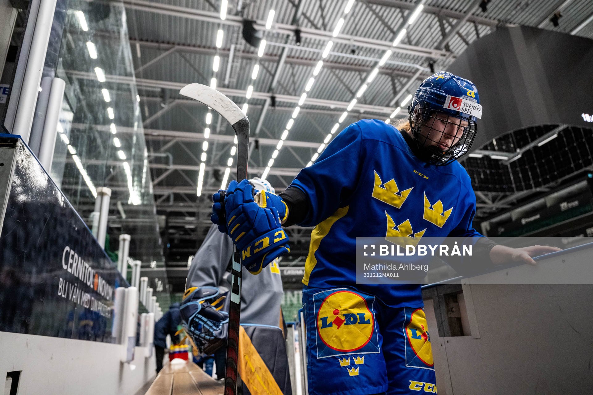Solveig Gisler of Sweden at a training session