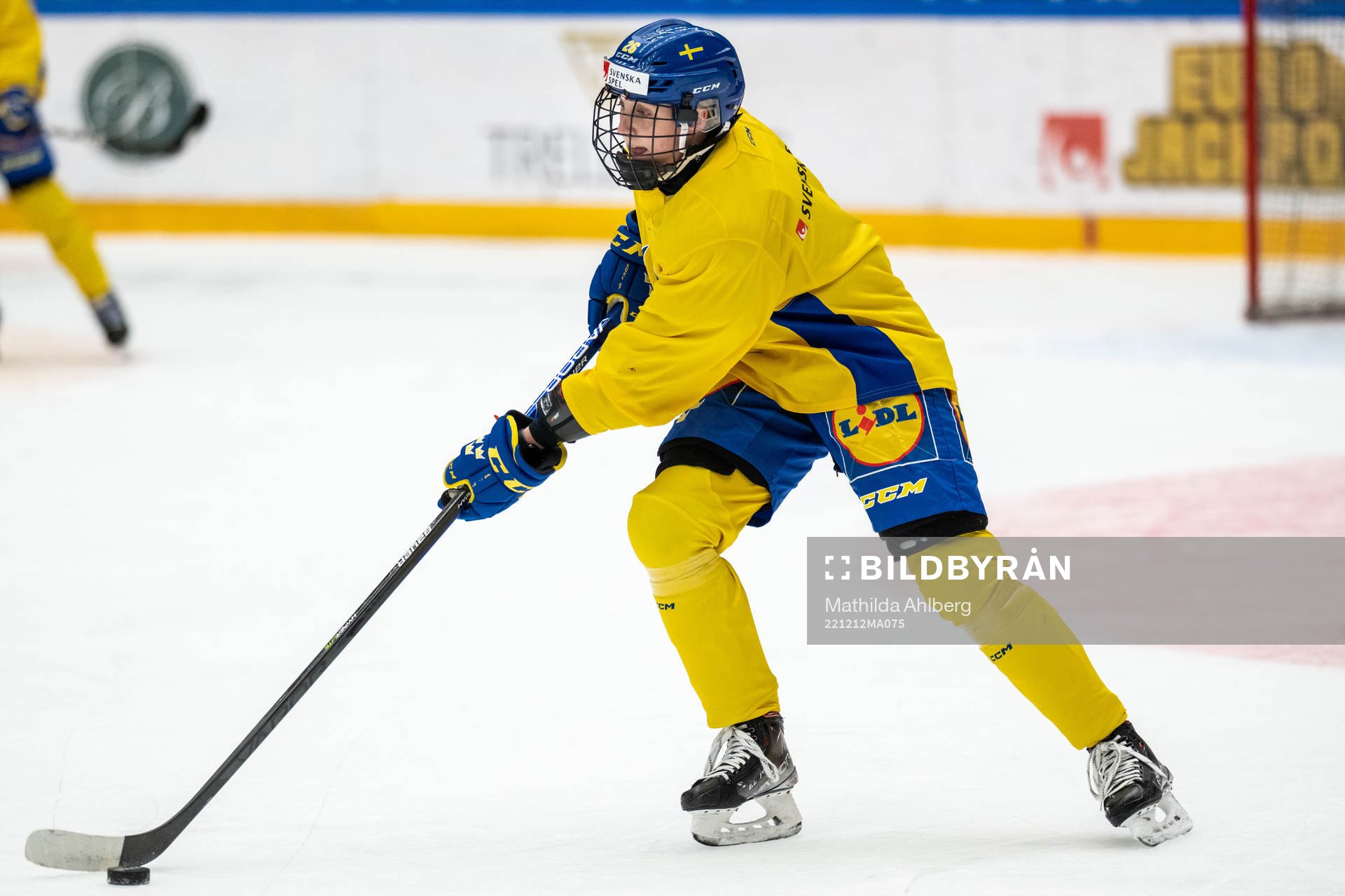 Hanna Olsson of Sweden at a training session