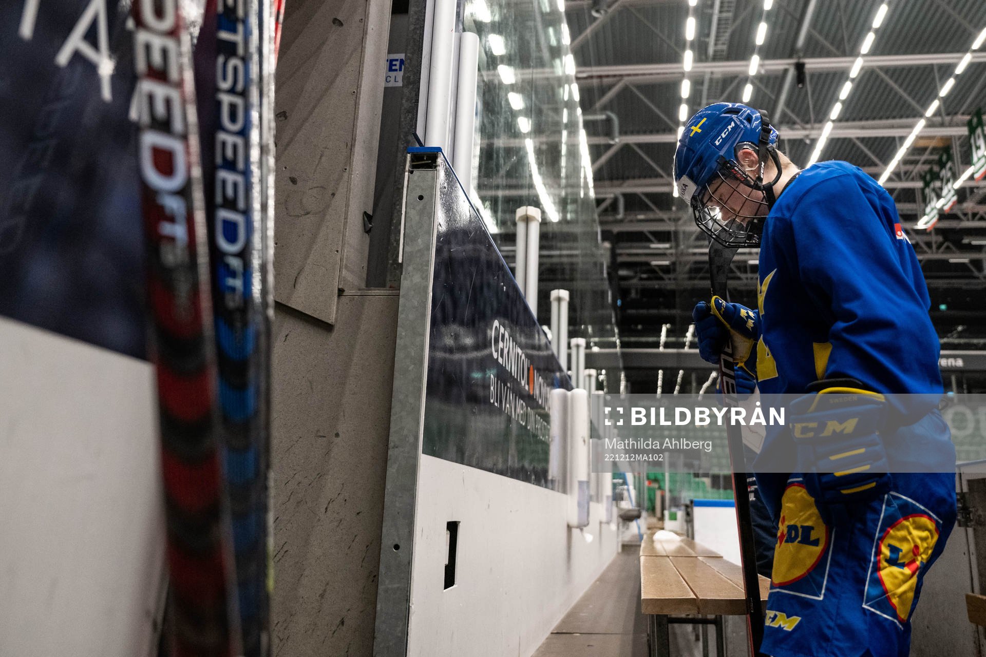 Lisa Johansson of Sweden at a training session