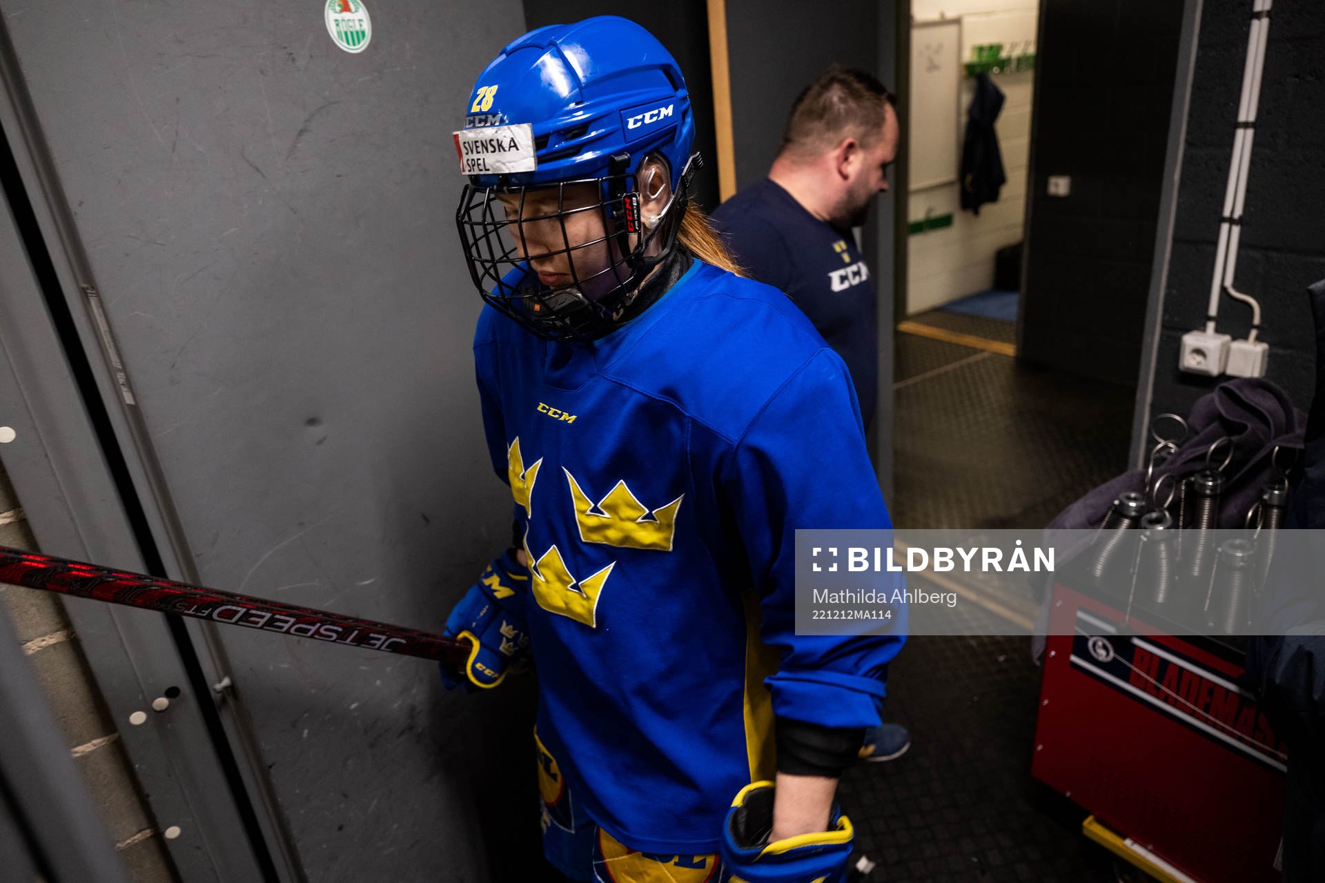 Solveig Gisler of Sweden at a training session
