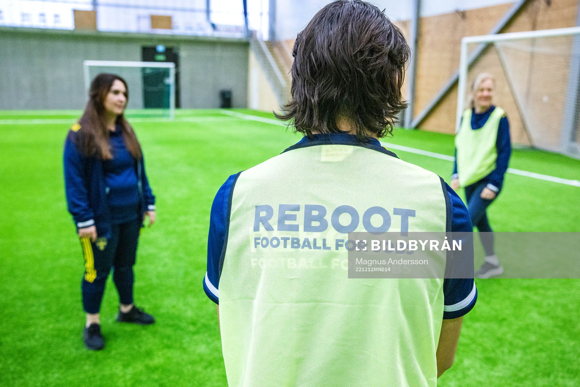 Projektet Reboot under en träning den 12 december 2022 i Norrköping. 