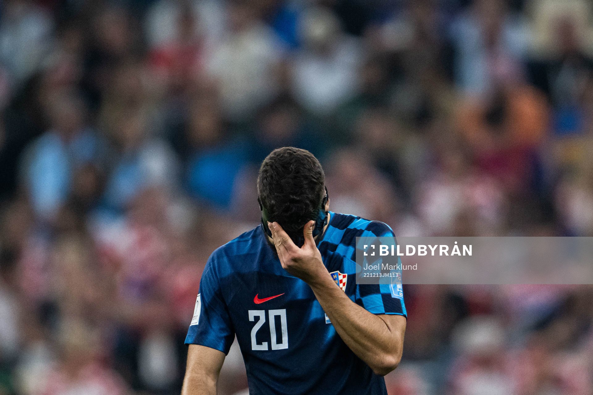 Josko Gvardiol of Croatia looks dejected