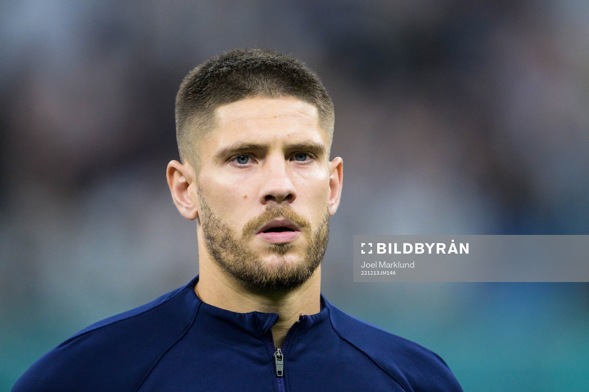 Andrej Kramaric of Croatia ahead of the FIFA World Cup 2022 semifinal between Argentina and Croatia on December 13, 2022 in Doha.