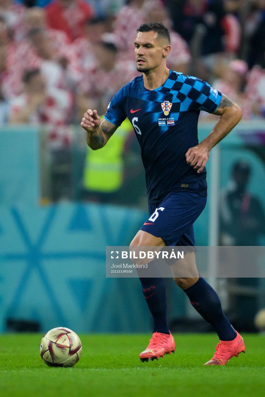 Dejan Lovren of Croatia