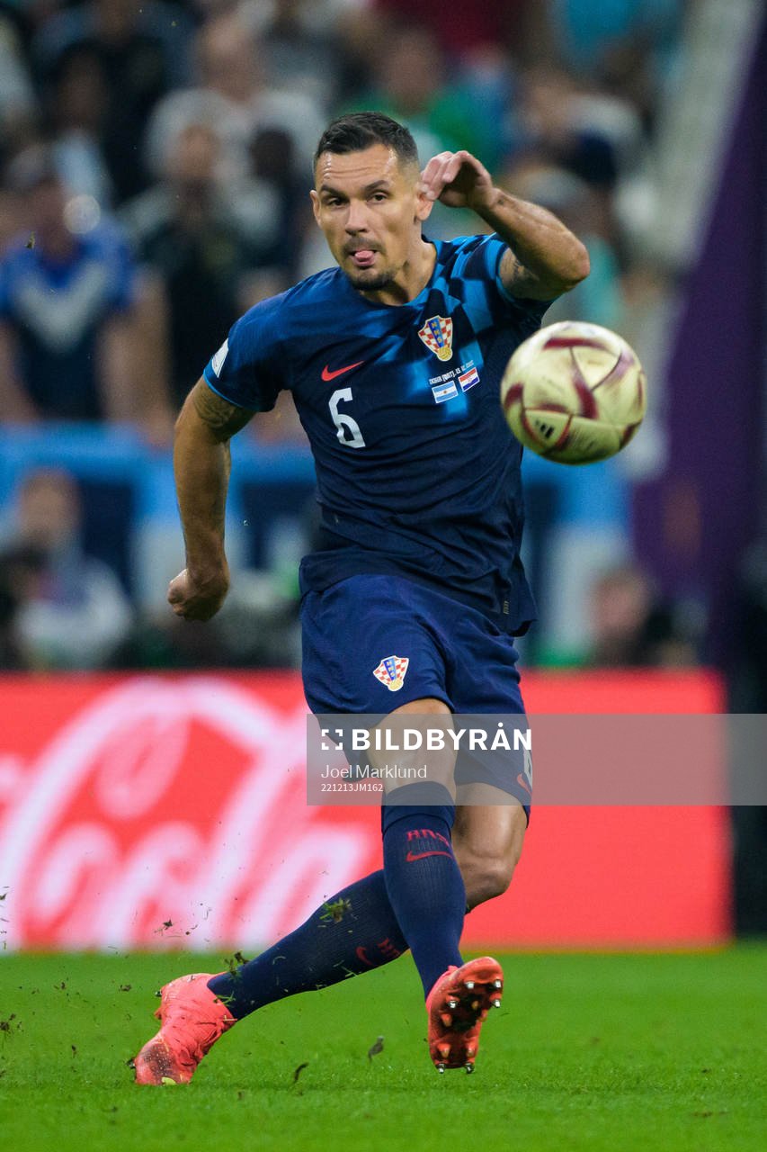 Dejan Lovren of Croatia