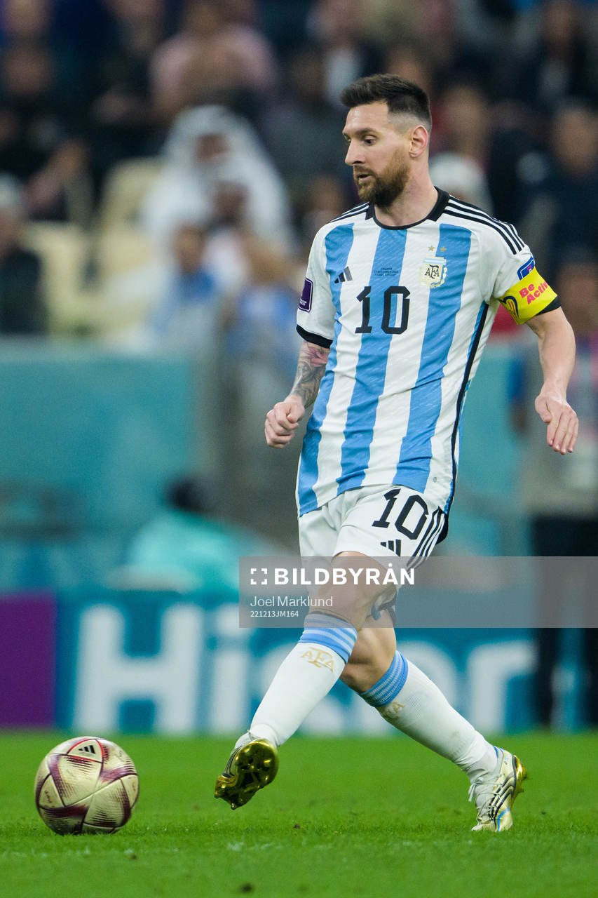 Lionel Messi of Argentina