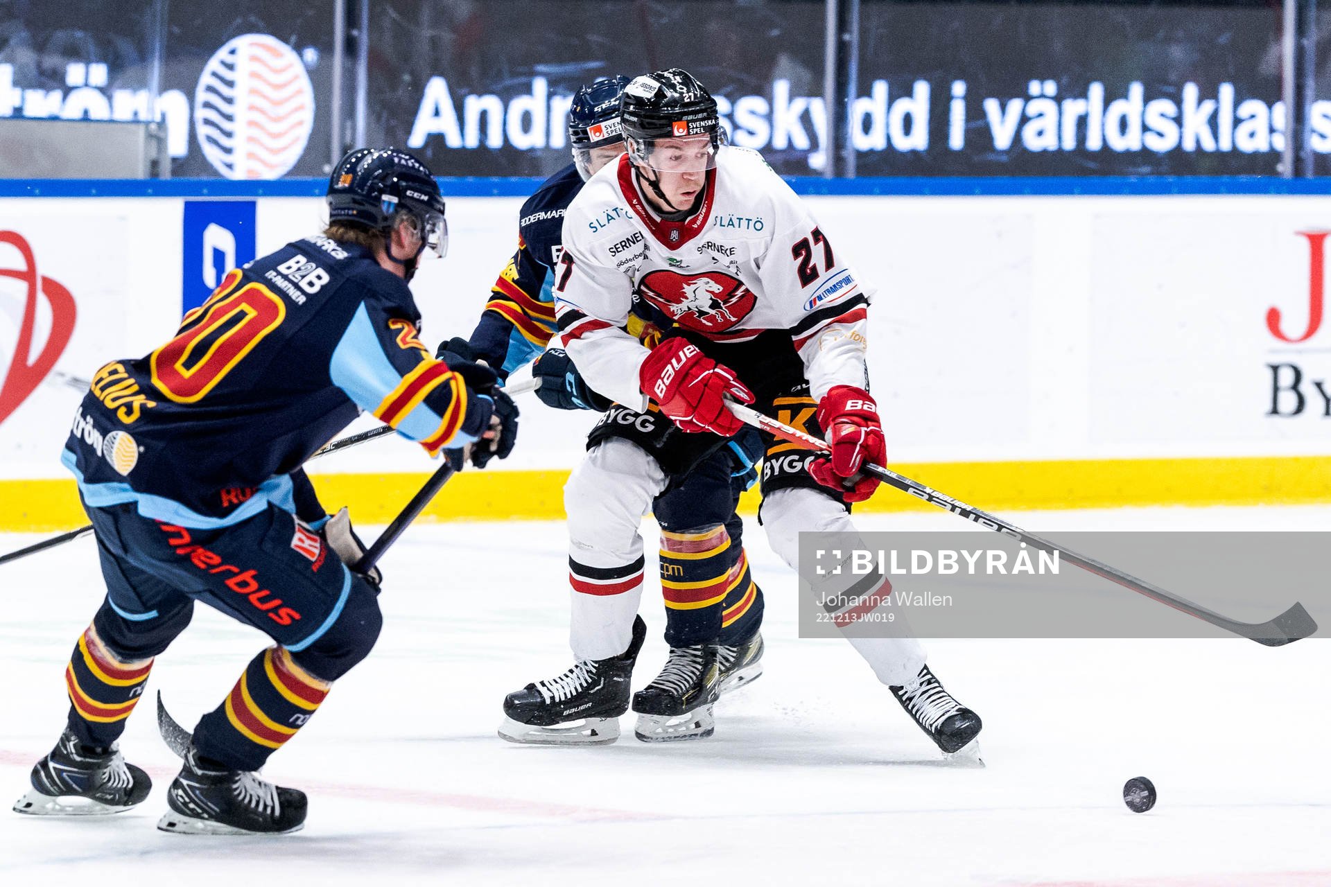 Djurgårdens Calle Odelius och Vita Hästens Sebastian