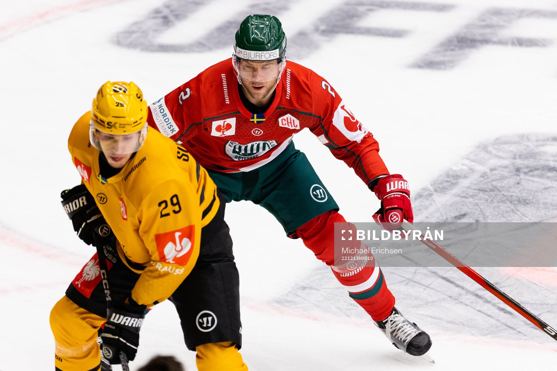 Albin Sundsvik of Skellefteå and Christian Folin of