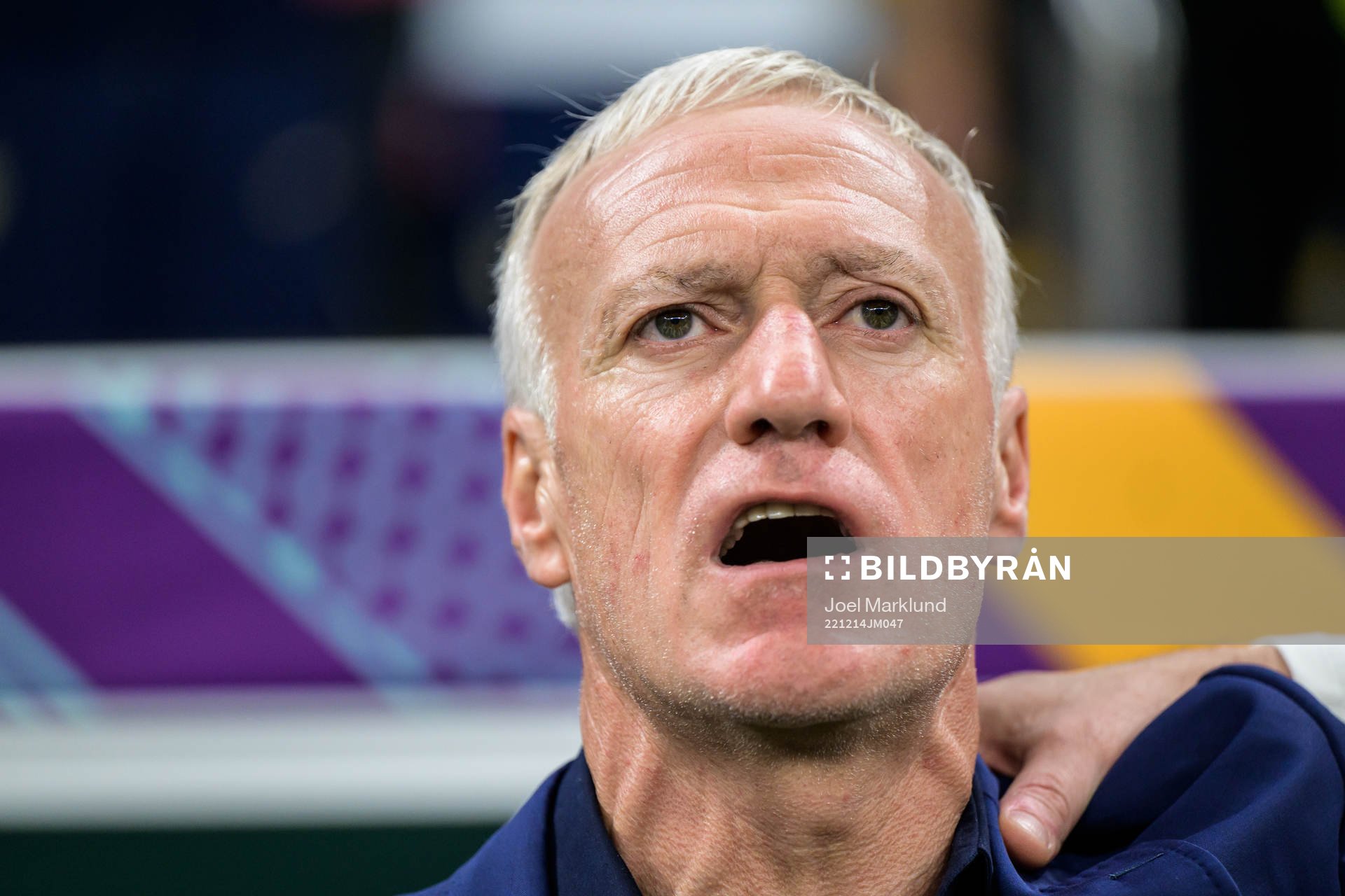 head coach Didier Deschamps of France