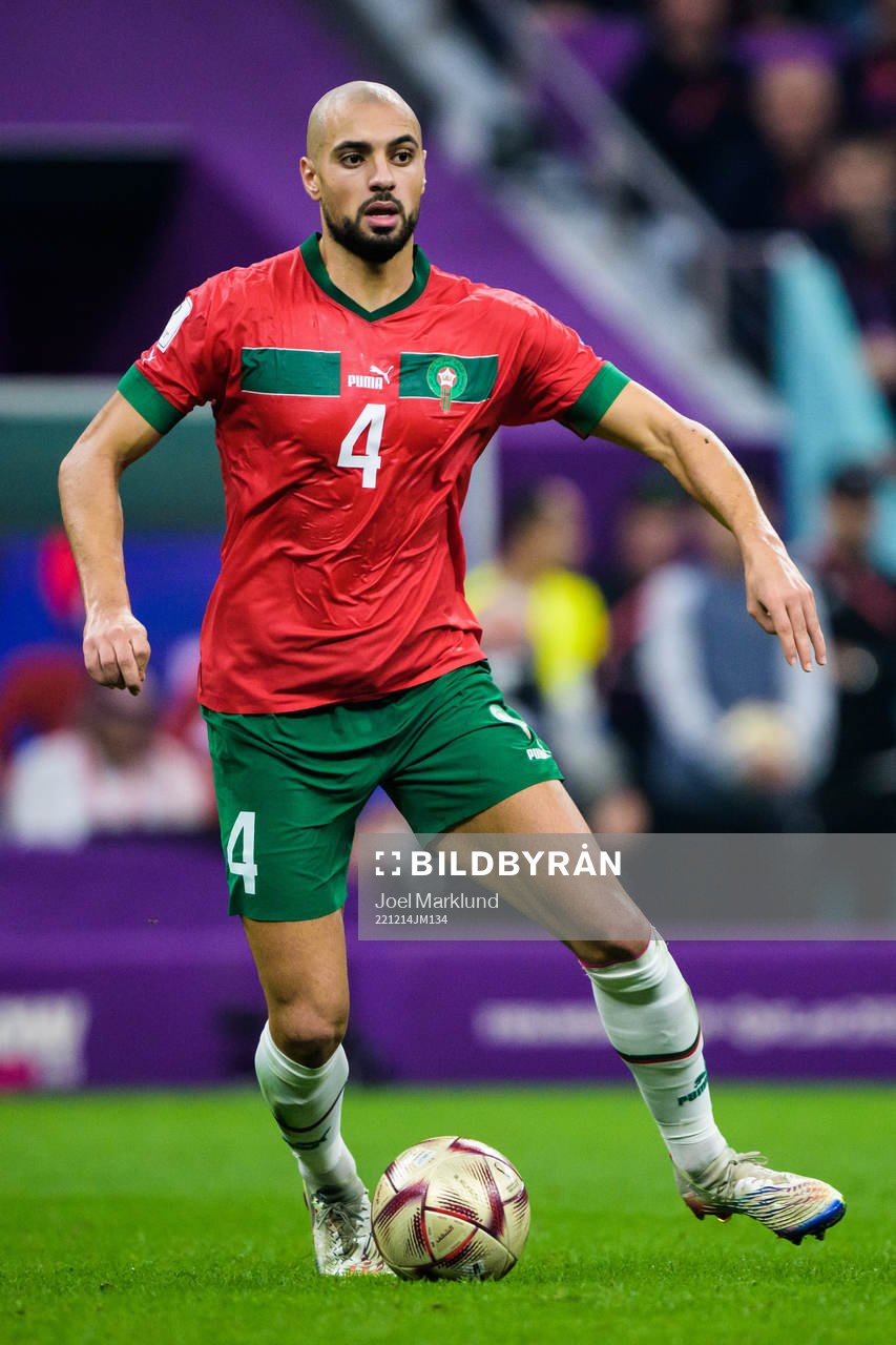 Sofyan Amrabat of Morocco