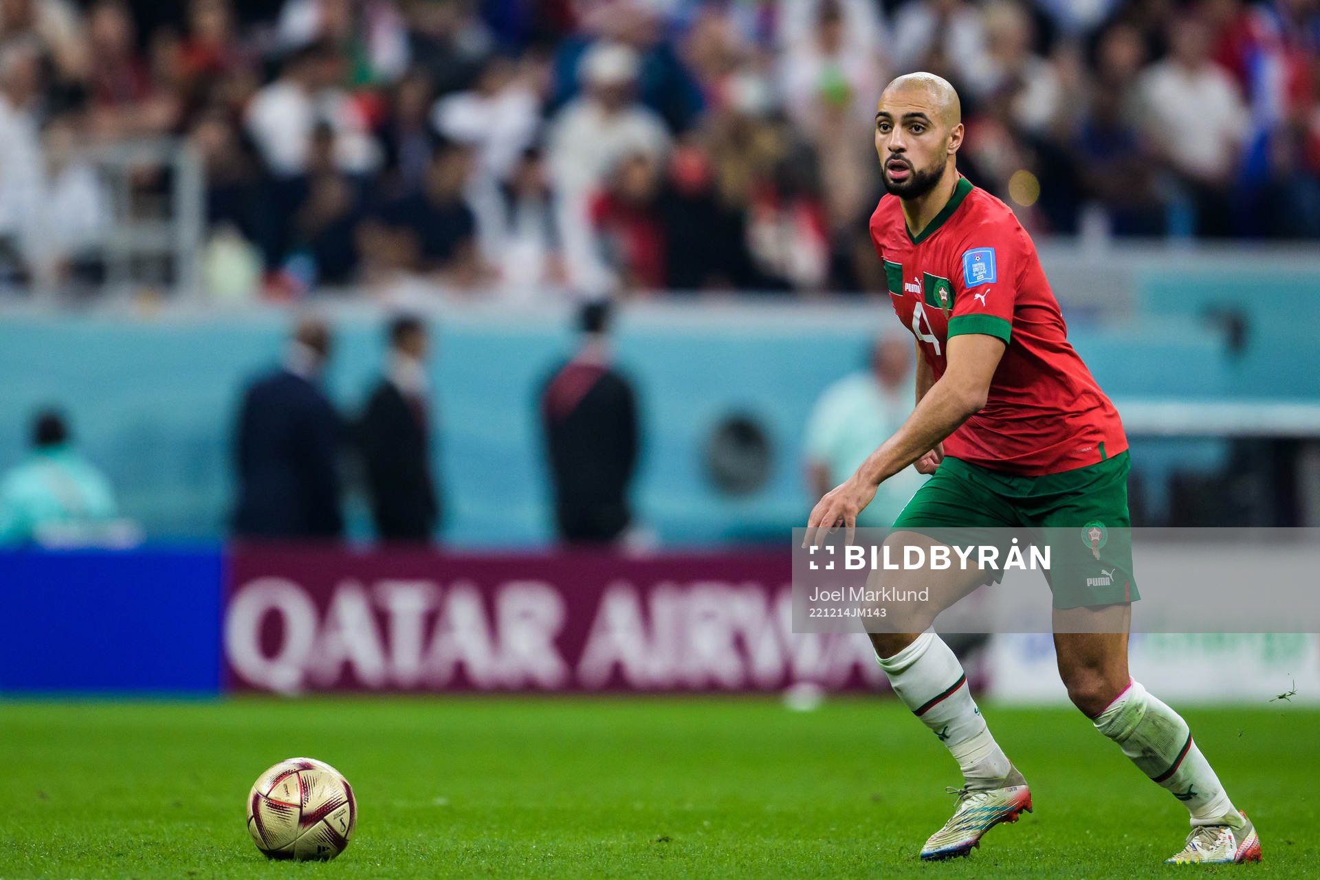 Sofyan Amrabat of Morocco