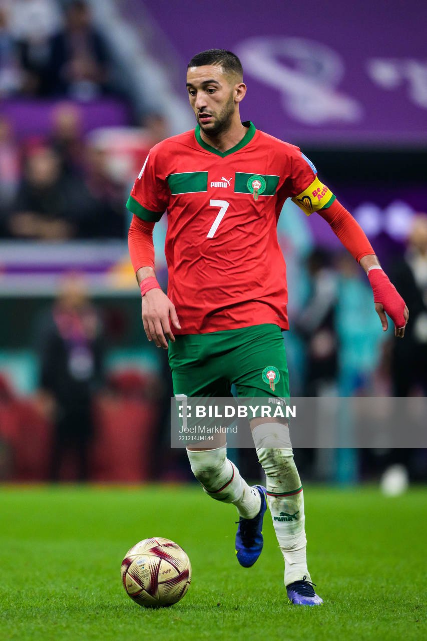 Hakim Ziyech of Morocco