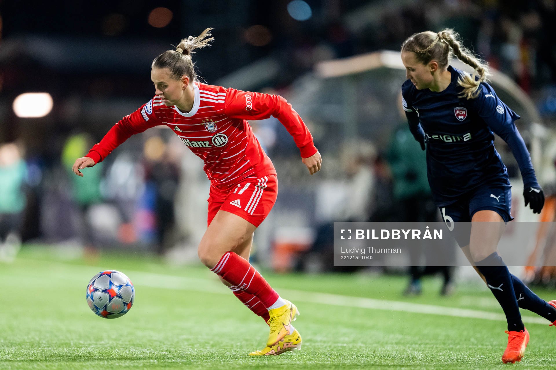 Klara Buhl of Bayern and Ria Öling of Rosengård