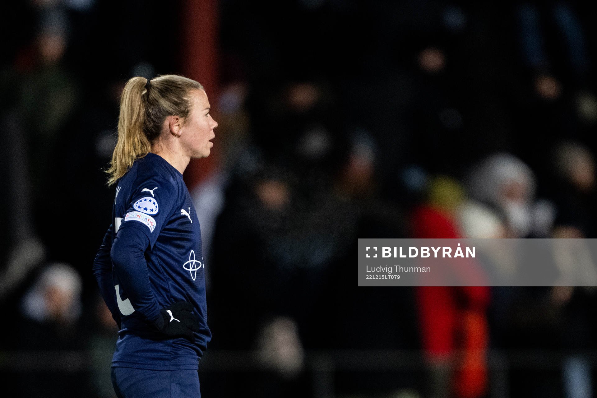Jessica Wik of Rosengård looks dejected