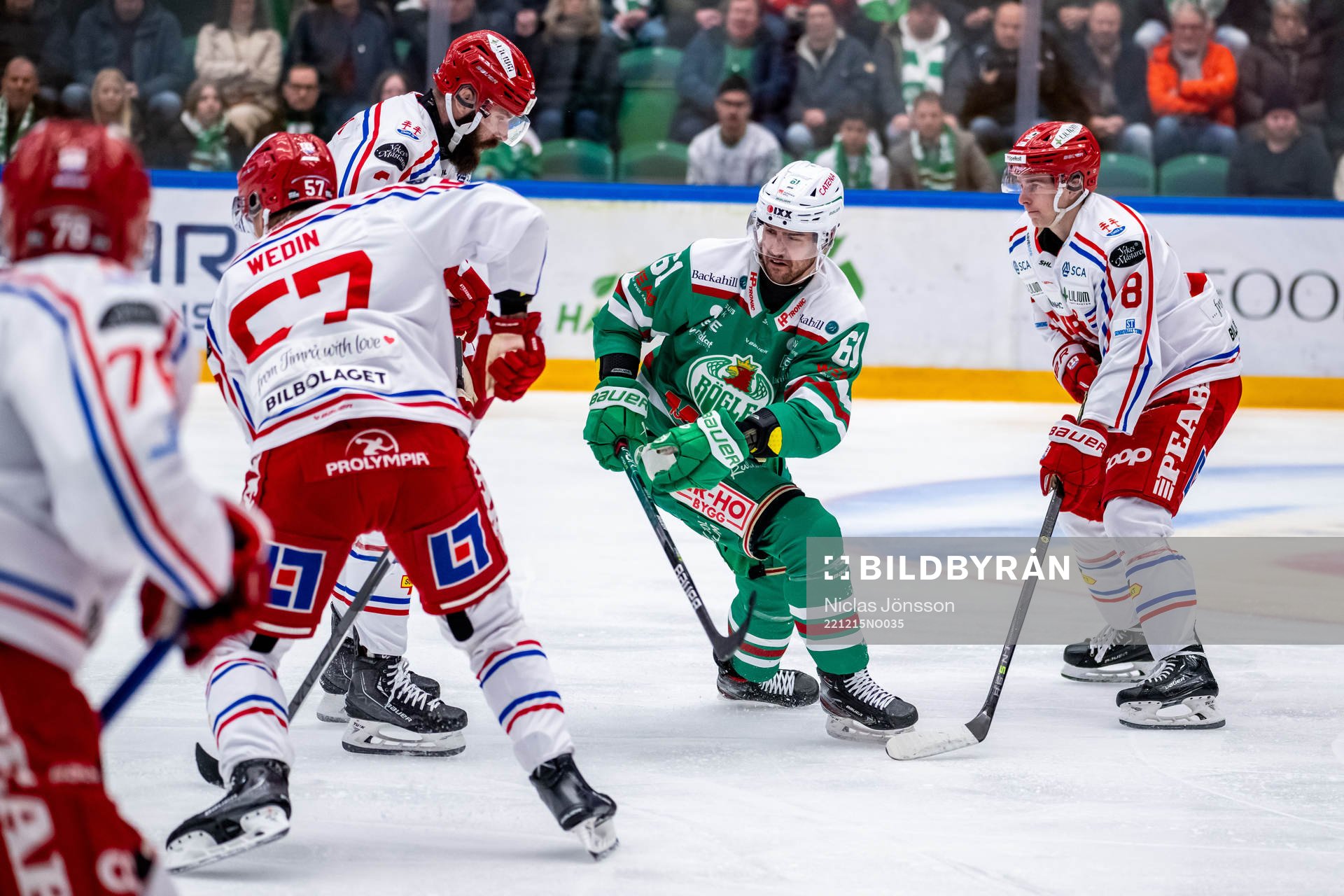 Rögles Ludvig Larsson och Timrås Emil Melander