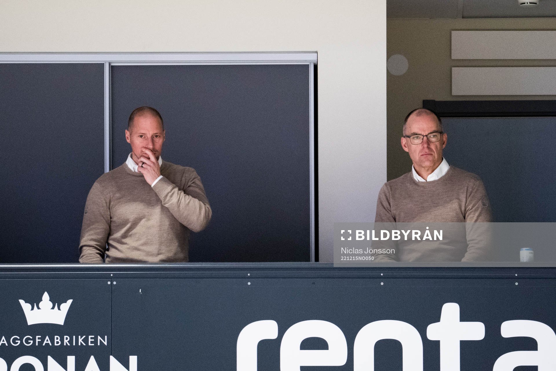 Rögles sportchef Chris Abbott och klubbdirektör Daniel