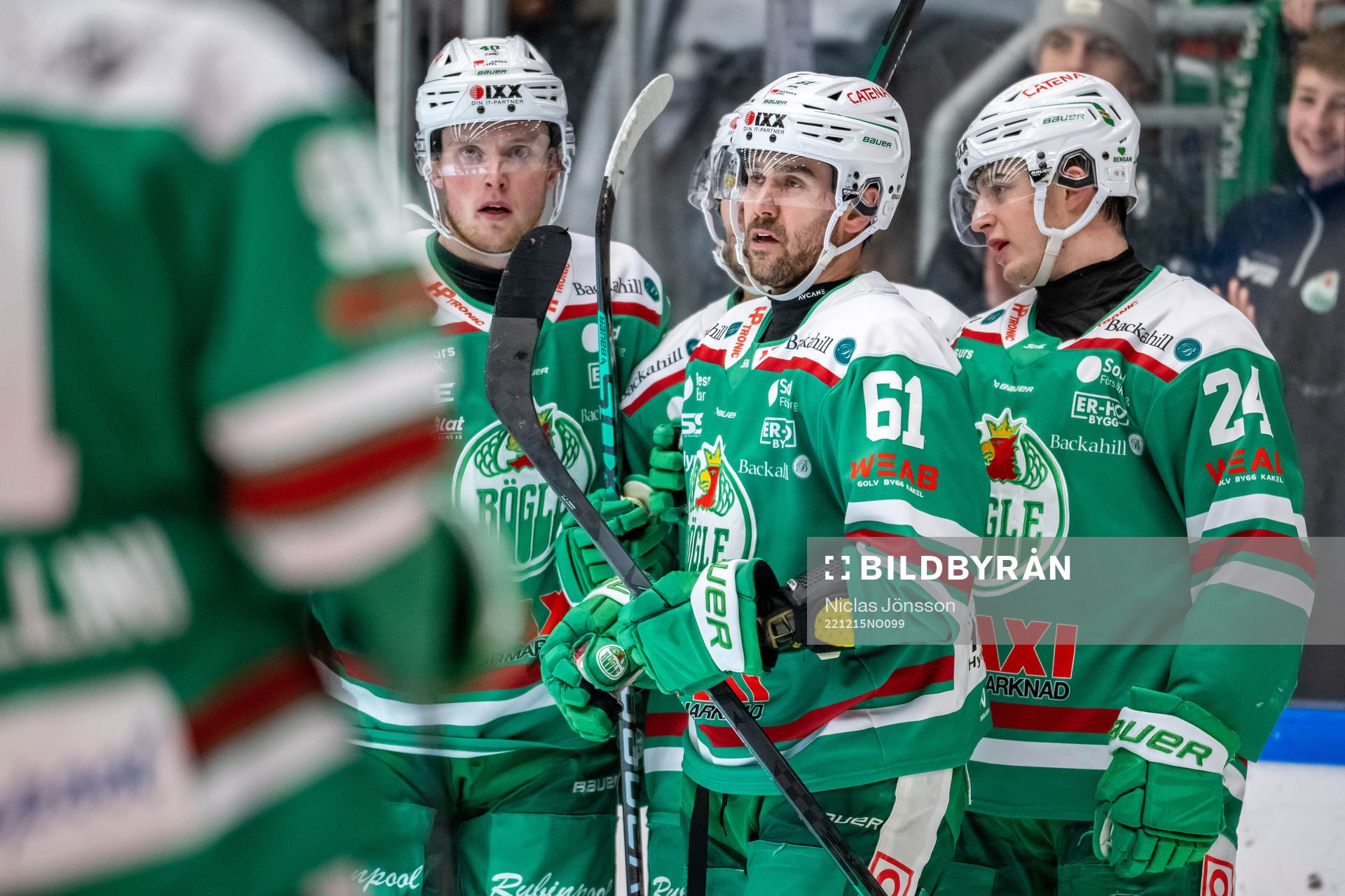 Rögles Ludvig Larsson och Marco Kasper jublar