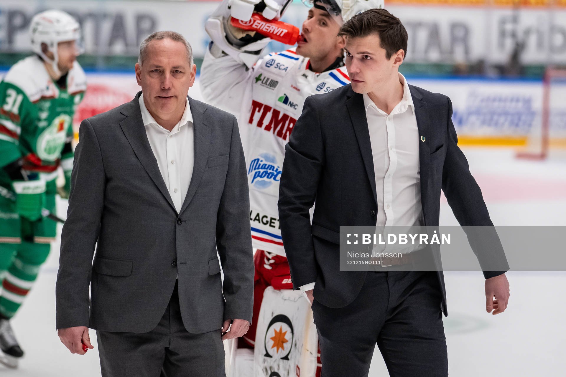 Rögles assisterande tränare Lars Johansson och