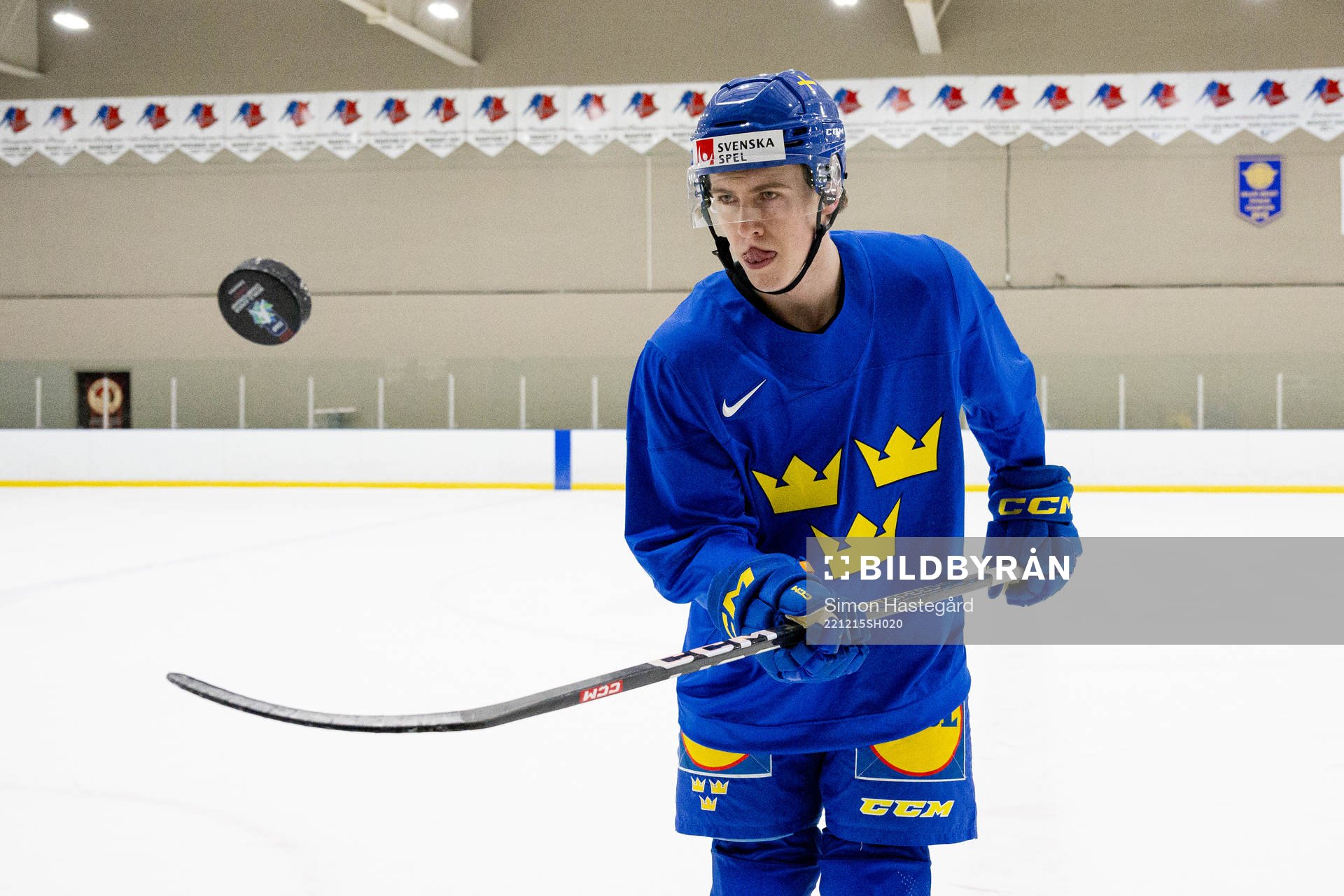 Jonathan Lekkerimäki of Sweden at a Practice session