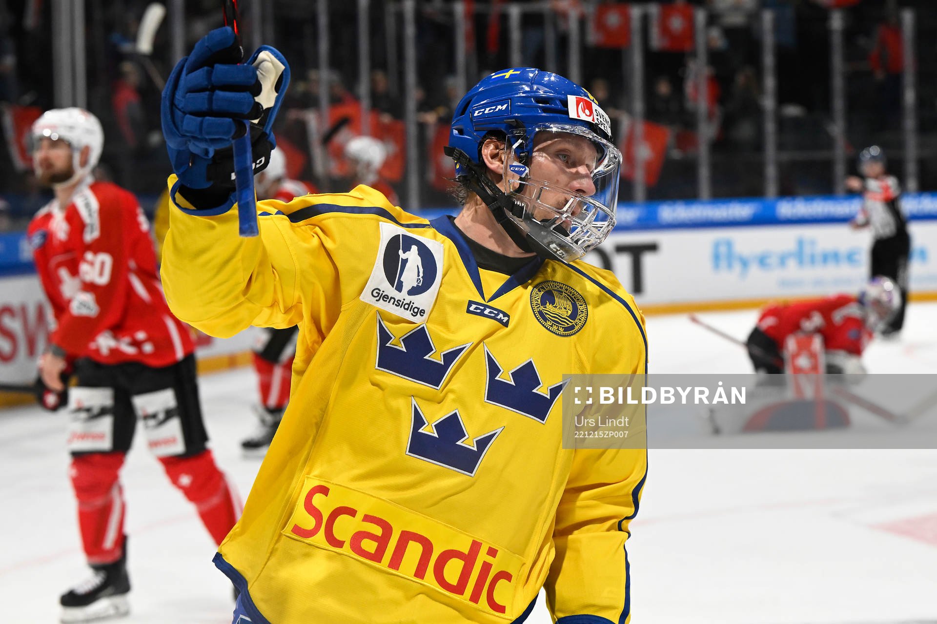 Jesper Olofsson of Sweden celebrates