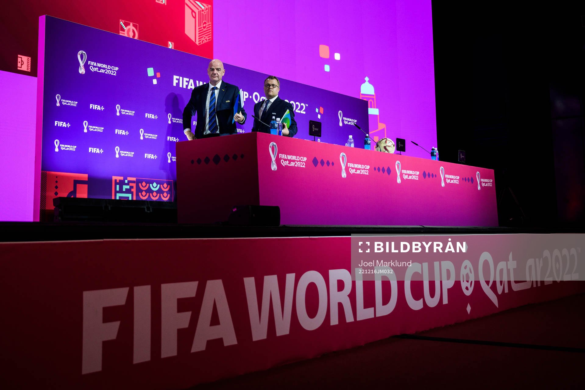 Gianni Infantino, president of FIFA, and communications